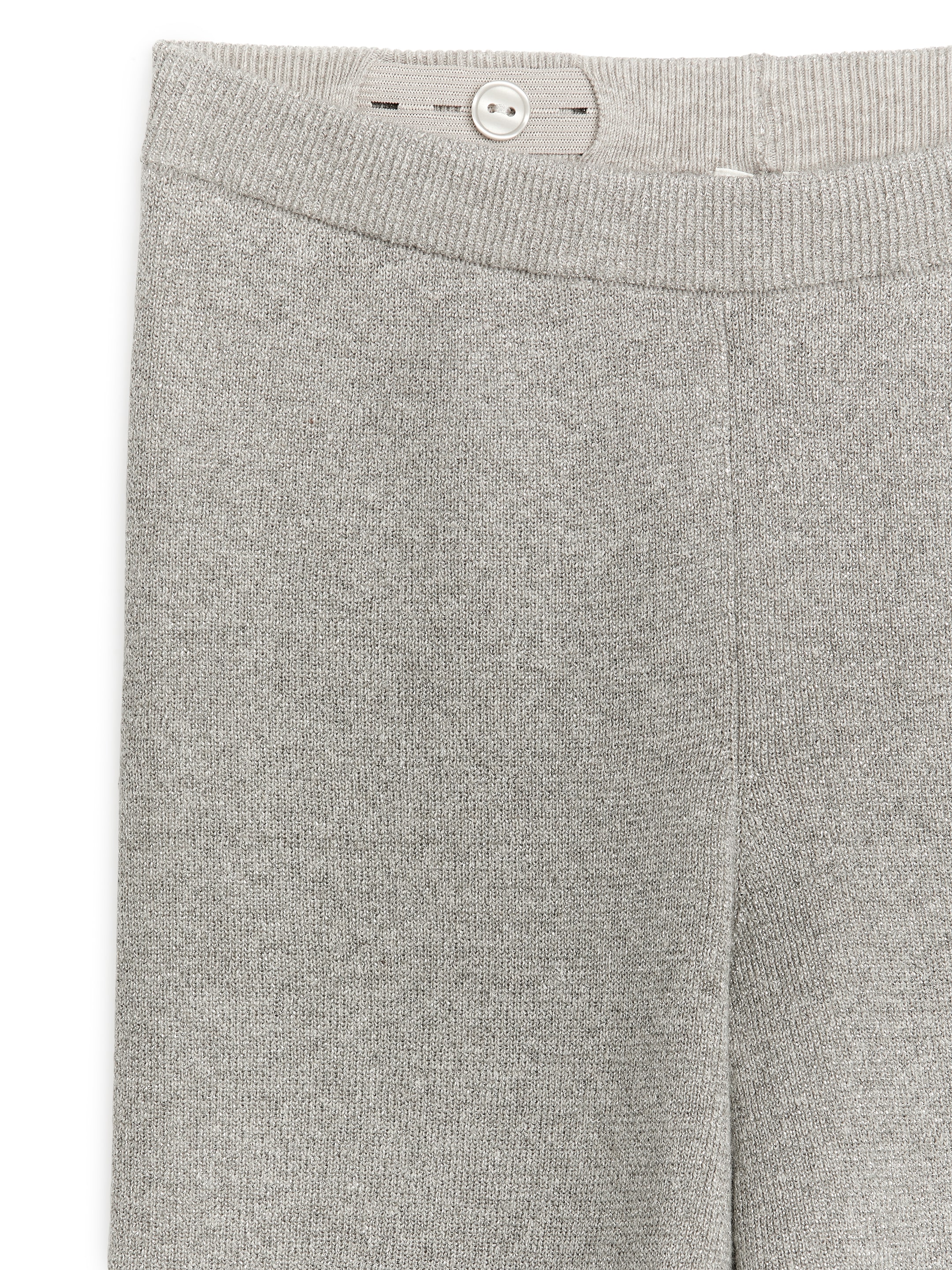 Metallicskimrande byxor med volang - Grå - Relaxed fit - Children - StillMedia/DescriptiveDetail - 2