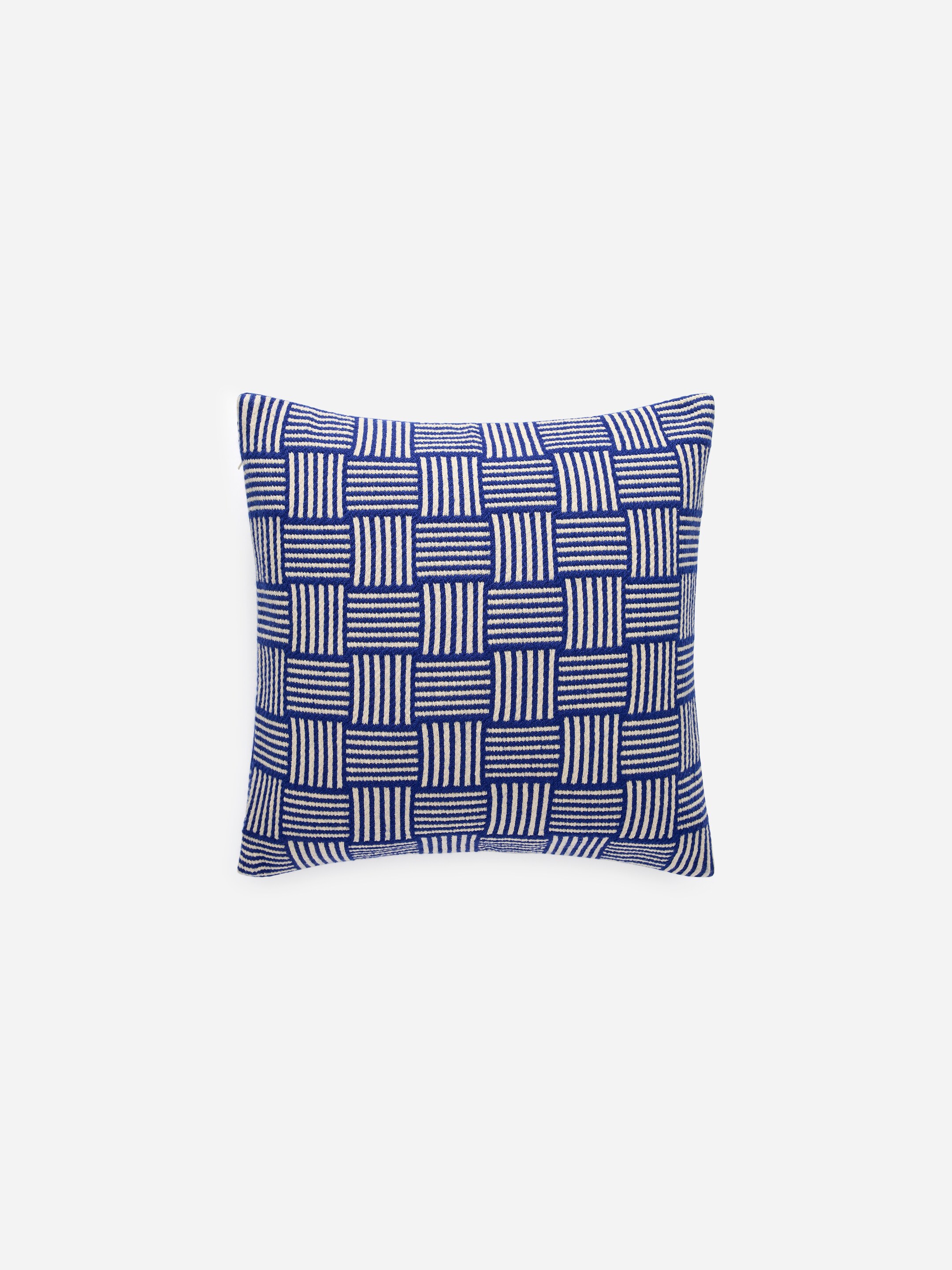 Ver imagem maior: Capa de almofada de algodão e lã 50 x 50 cm - Azul - HOME | H&M PT 2