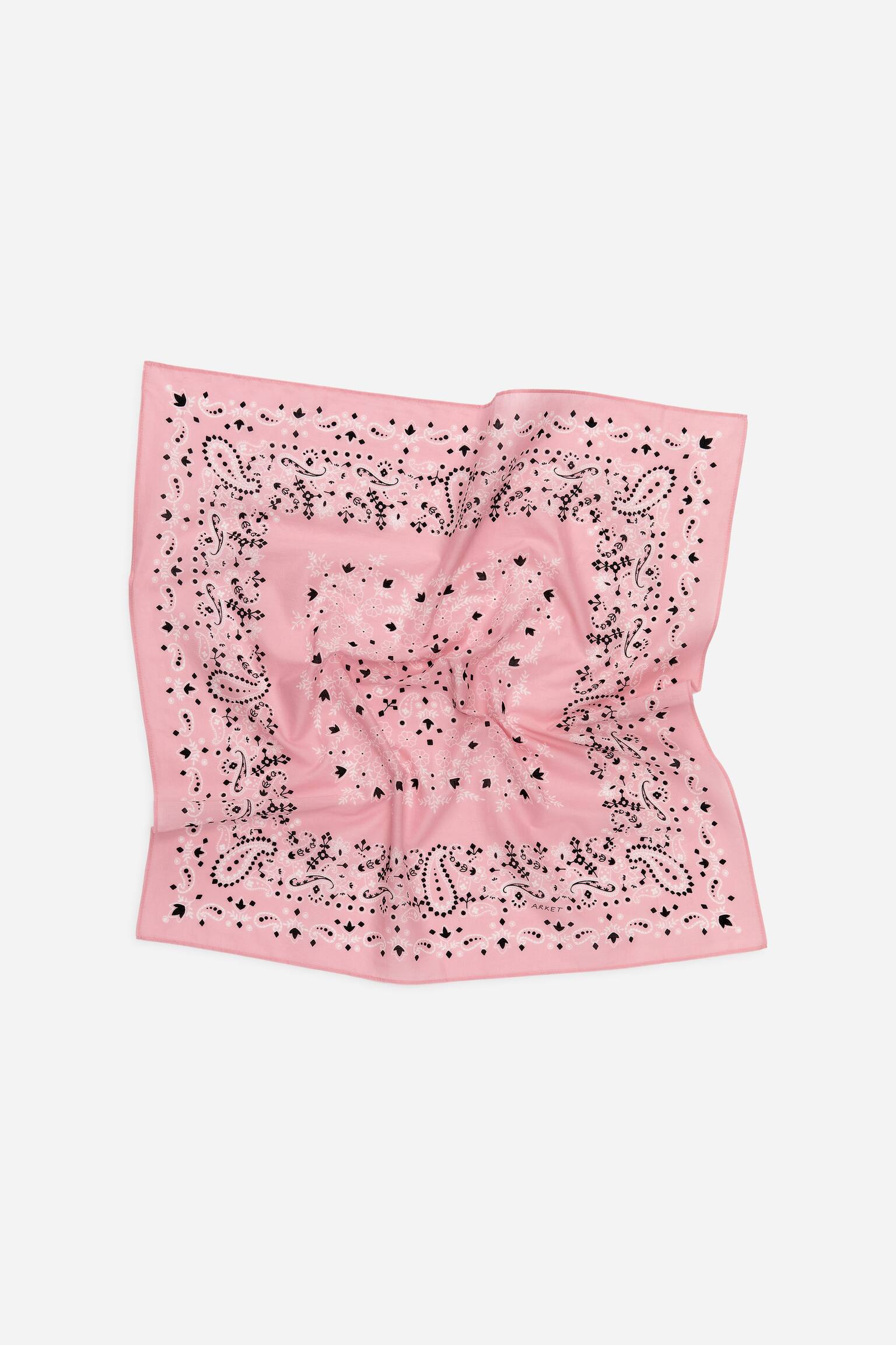 Katoenen sjaal - Roze - 4