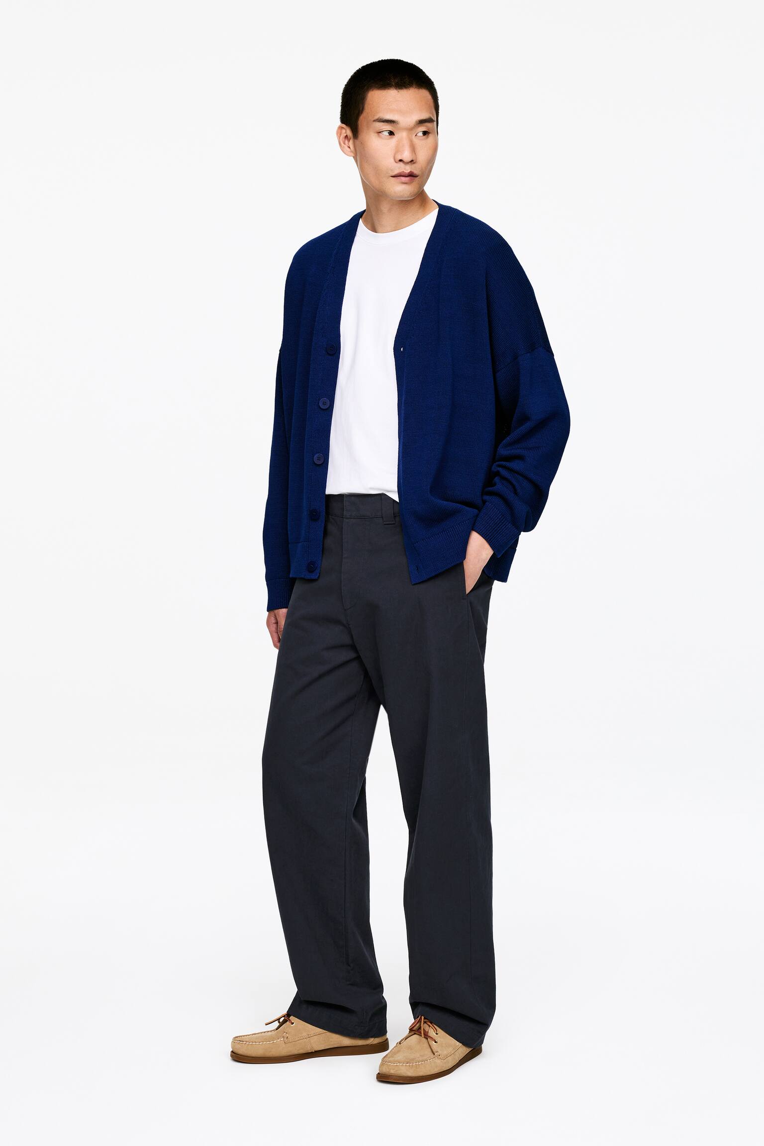 Chinos - Mörkblå/Beige/Mörkbrun - 5