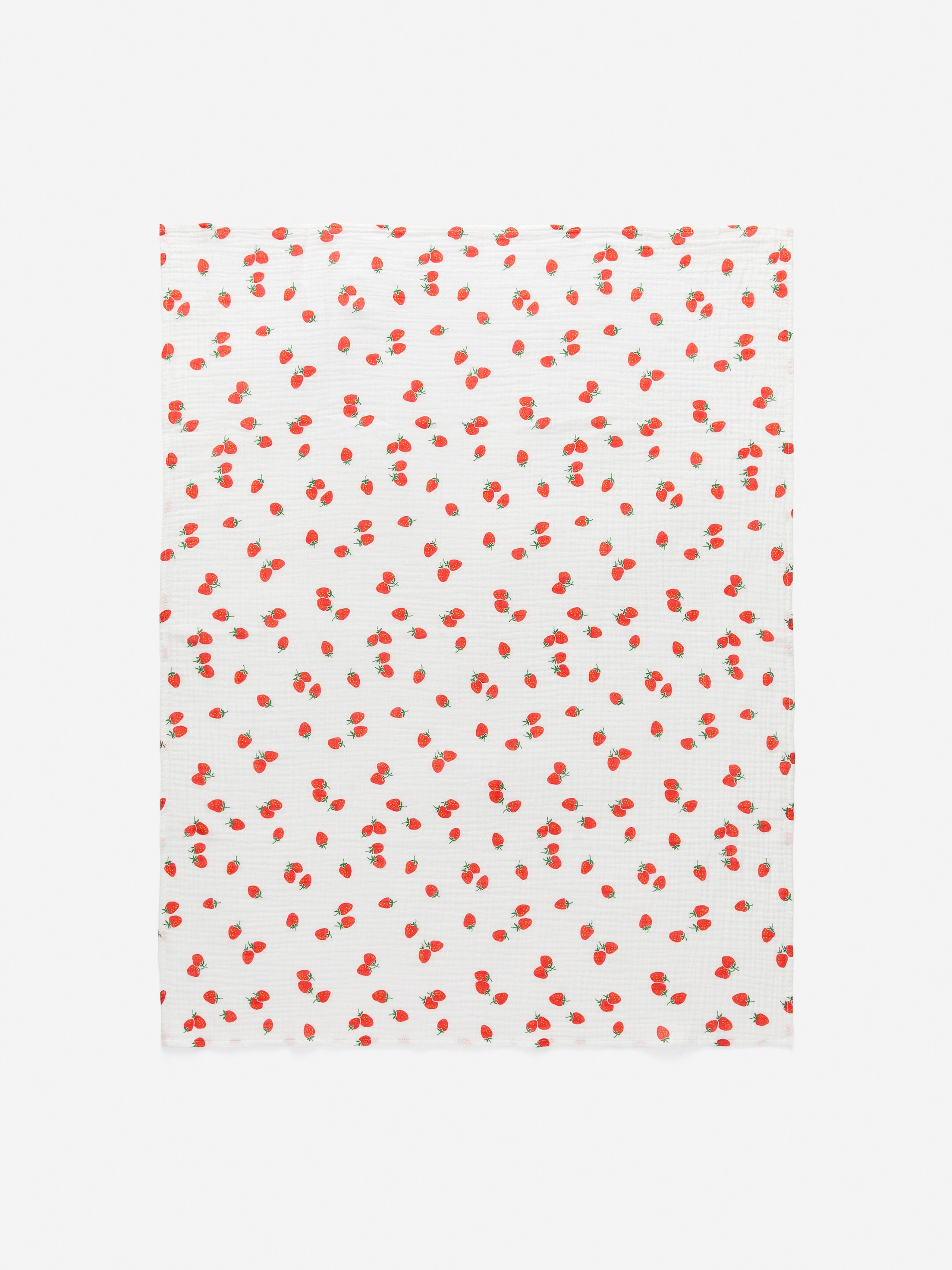 Visualizza immagine più grande: Coperta in mussola - Bianco/Fragole - BAMBINO | H&M IT 2