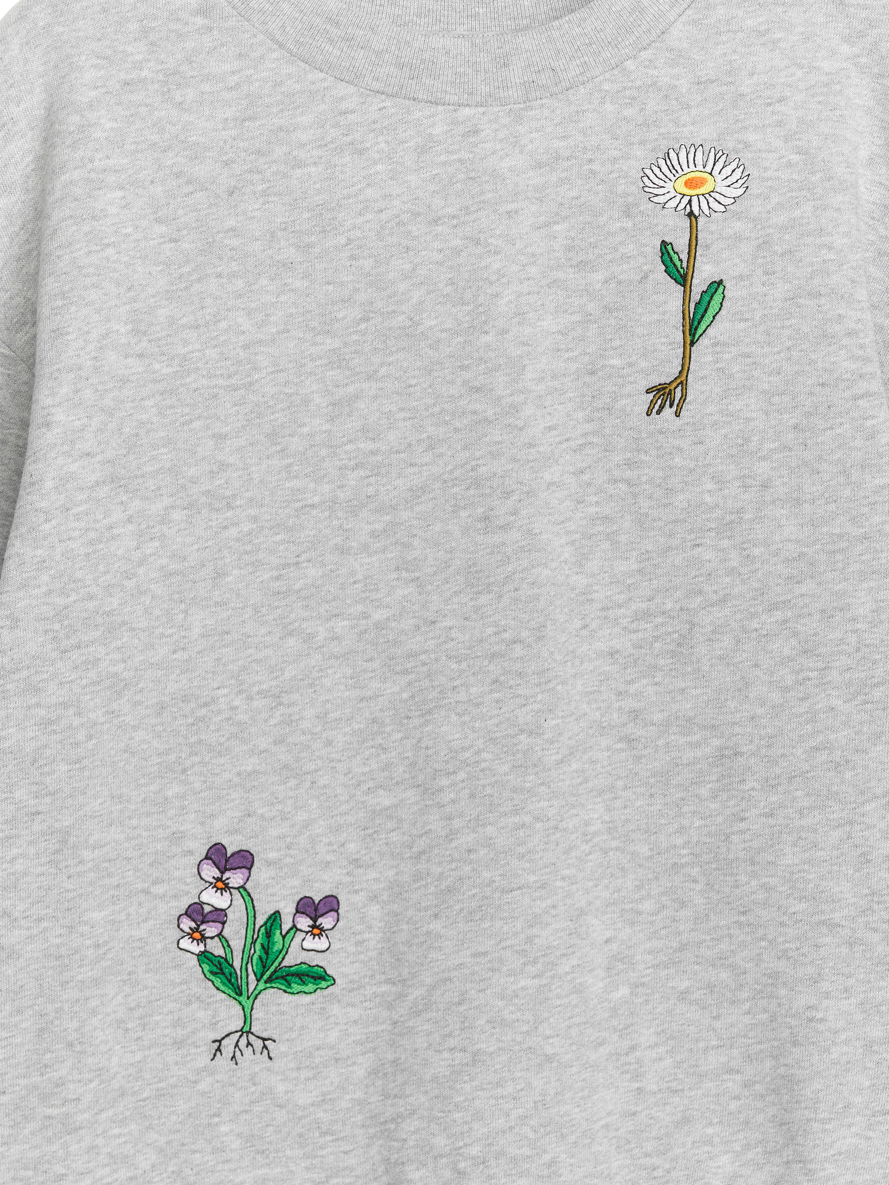 Sweatshirt mit Stickerei - Graumeliert - Oversize - Kinder - StillMedia/DescriptiveDetail - 2