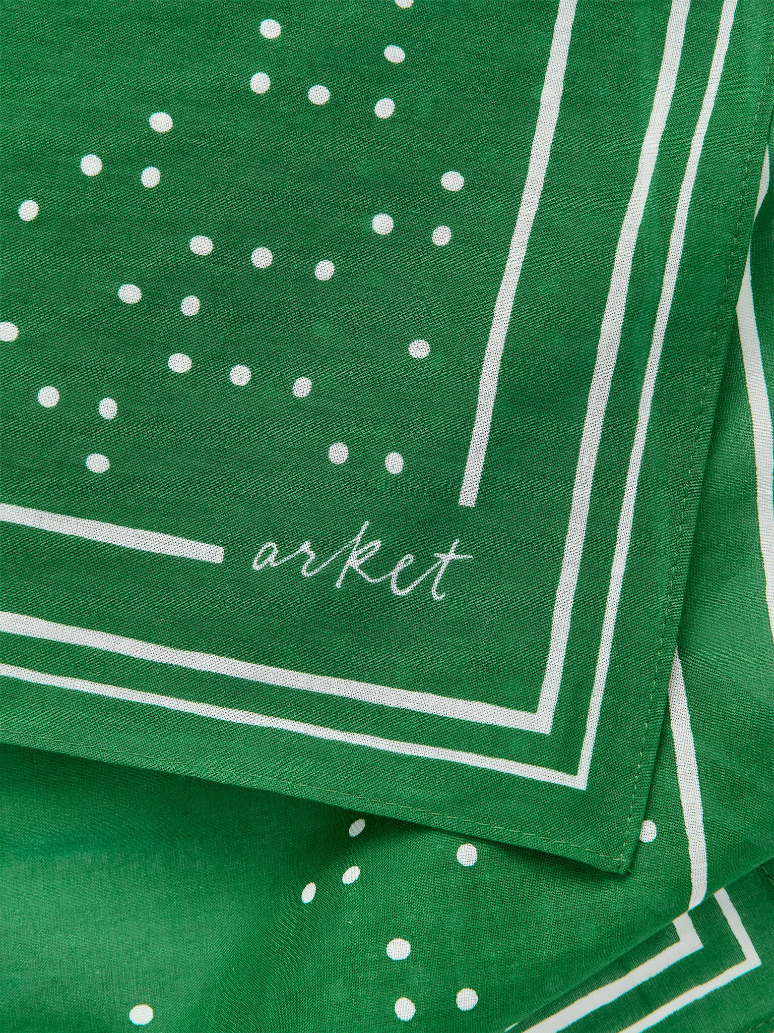 Bandana en coton - Vert - 3