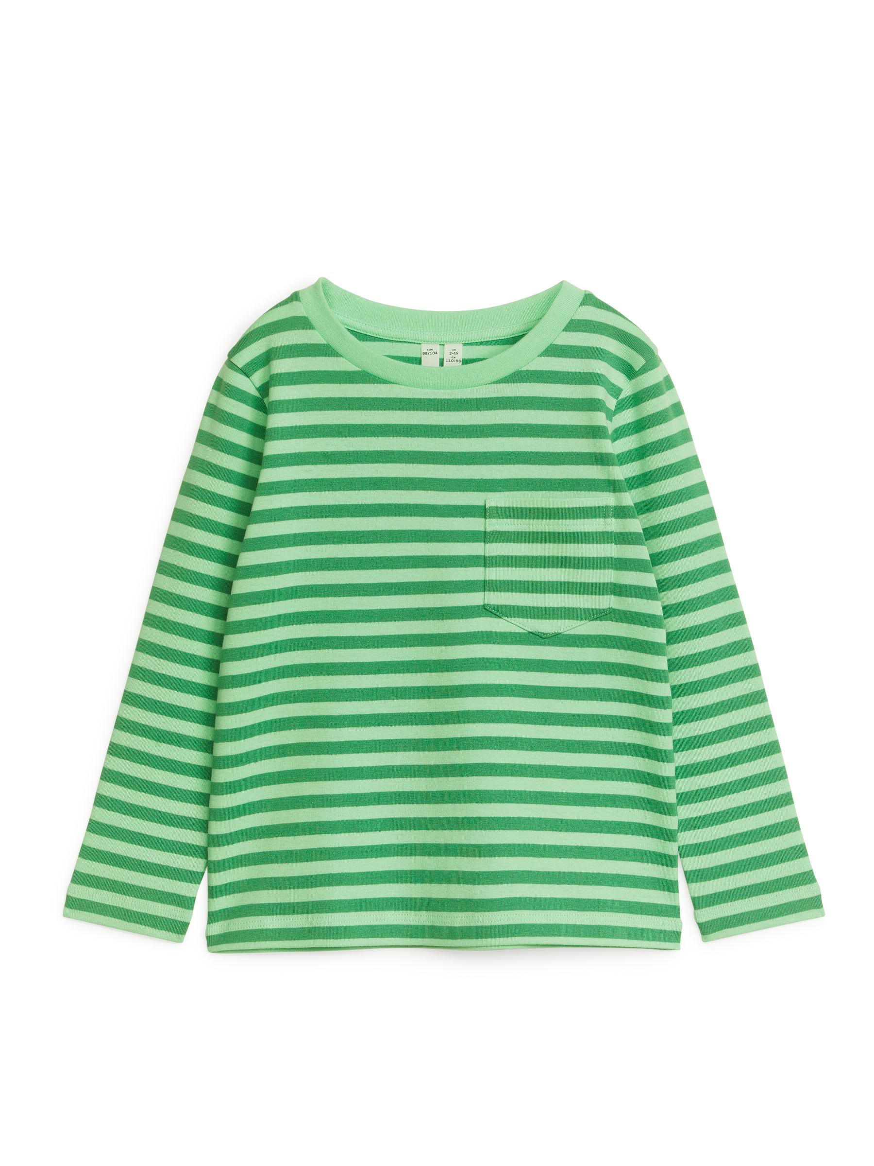 T-shirt a maniche lunghe a righe - Verde/Righe - Regular fit - Children - StillMedia/DescriptiveStillLife - 3