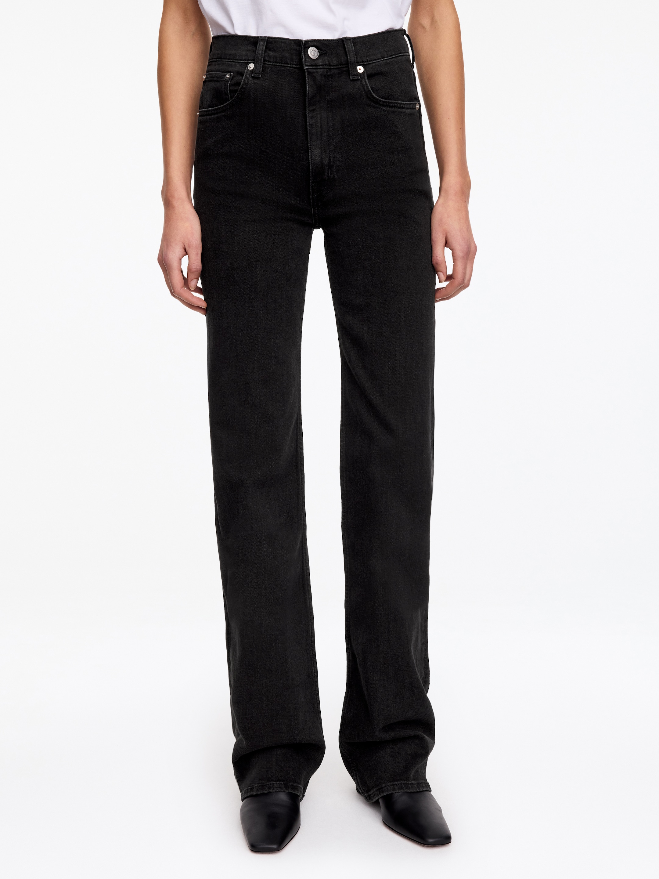 LINDEN Bootcut Jeans - Washed Black - Slim fit - women - StillMedia/Lookbook - 2