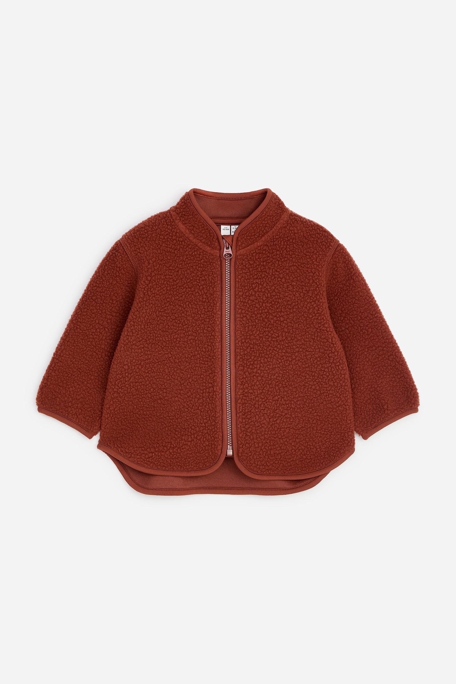 Fleece jas - Terracotta/Blauw/Felgroen/Beige