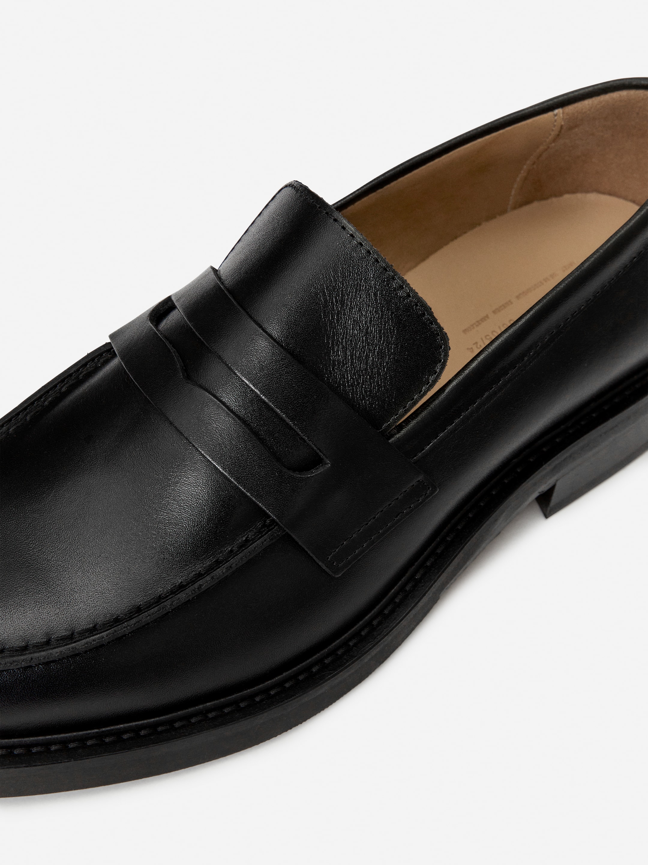 Vis større bilde: Penney loafers av lær - Svart - HERRE | H&M NO 5