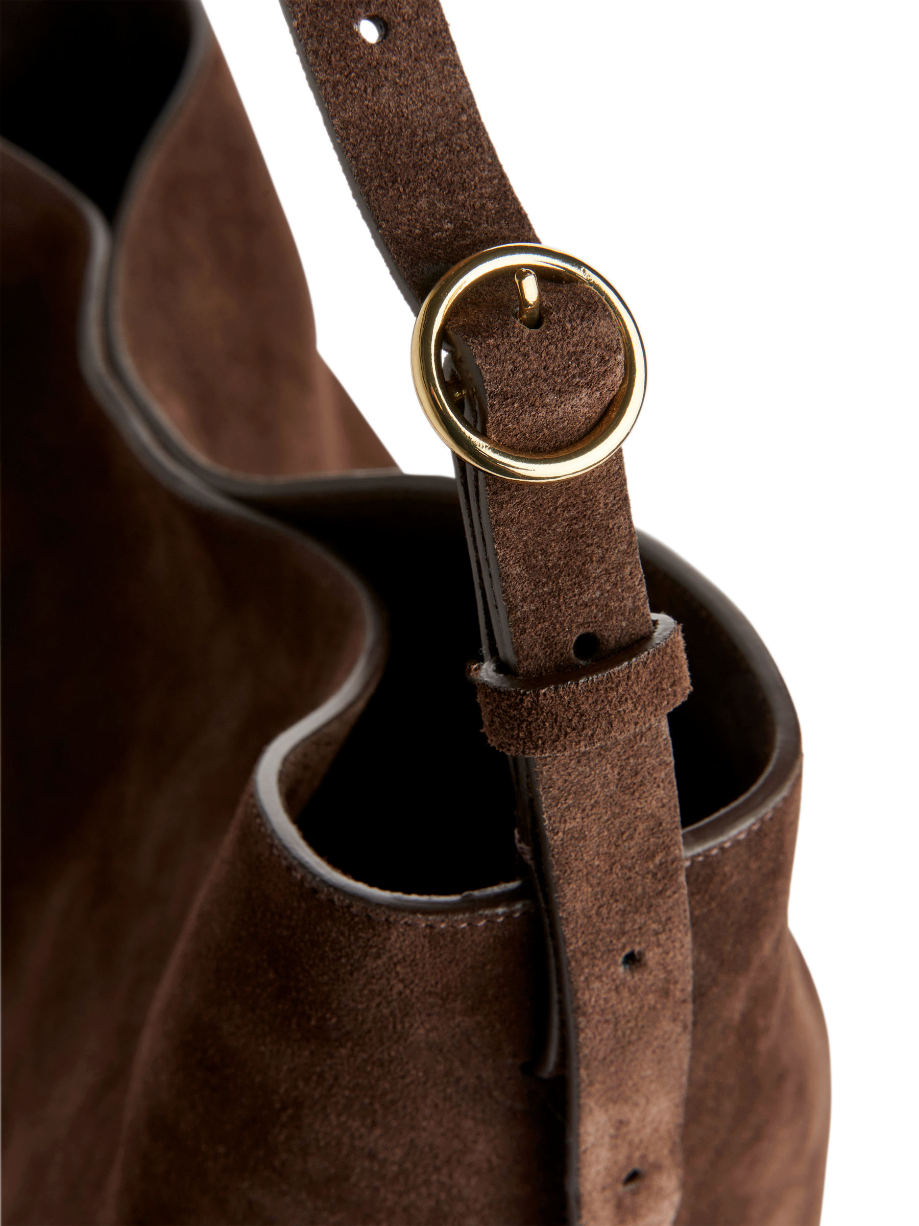 Suede Tote Bag - Dark Brown - Women - StillMedia/DescriptiveDetail - 2