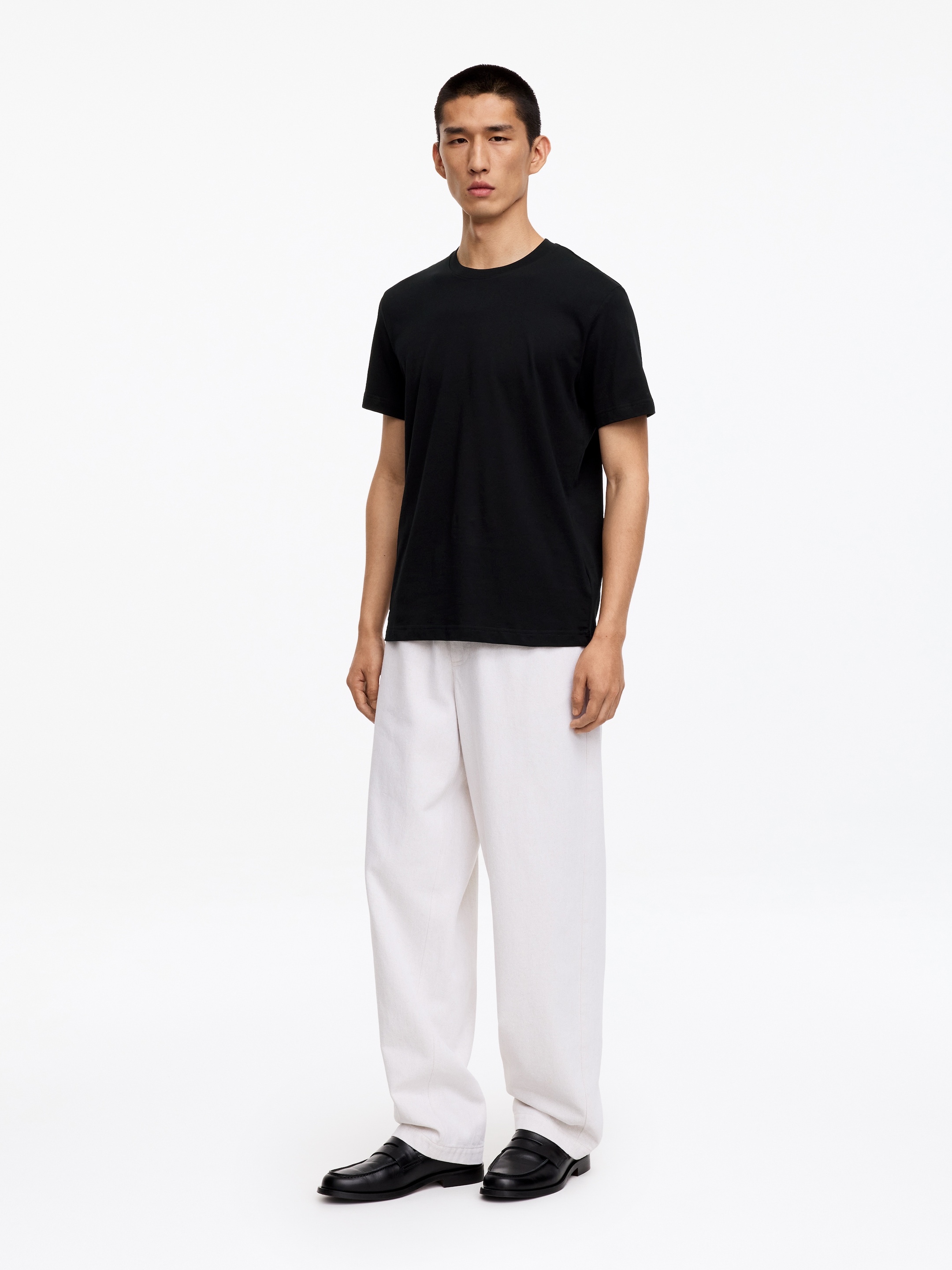 170 GSM Regular T-Shirt - Black - Regular fit - Men - StillMedia/Lookbook - 61
