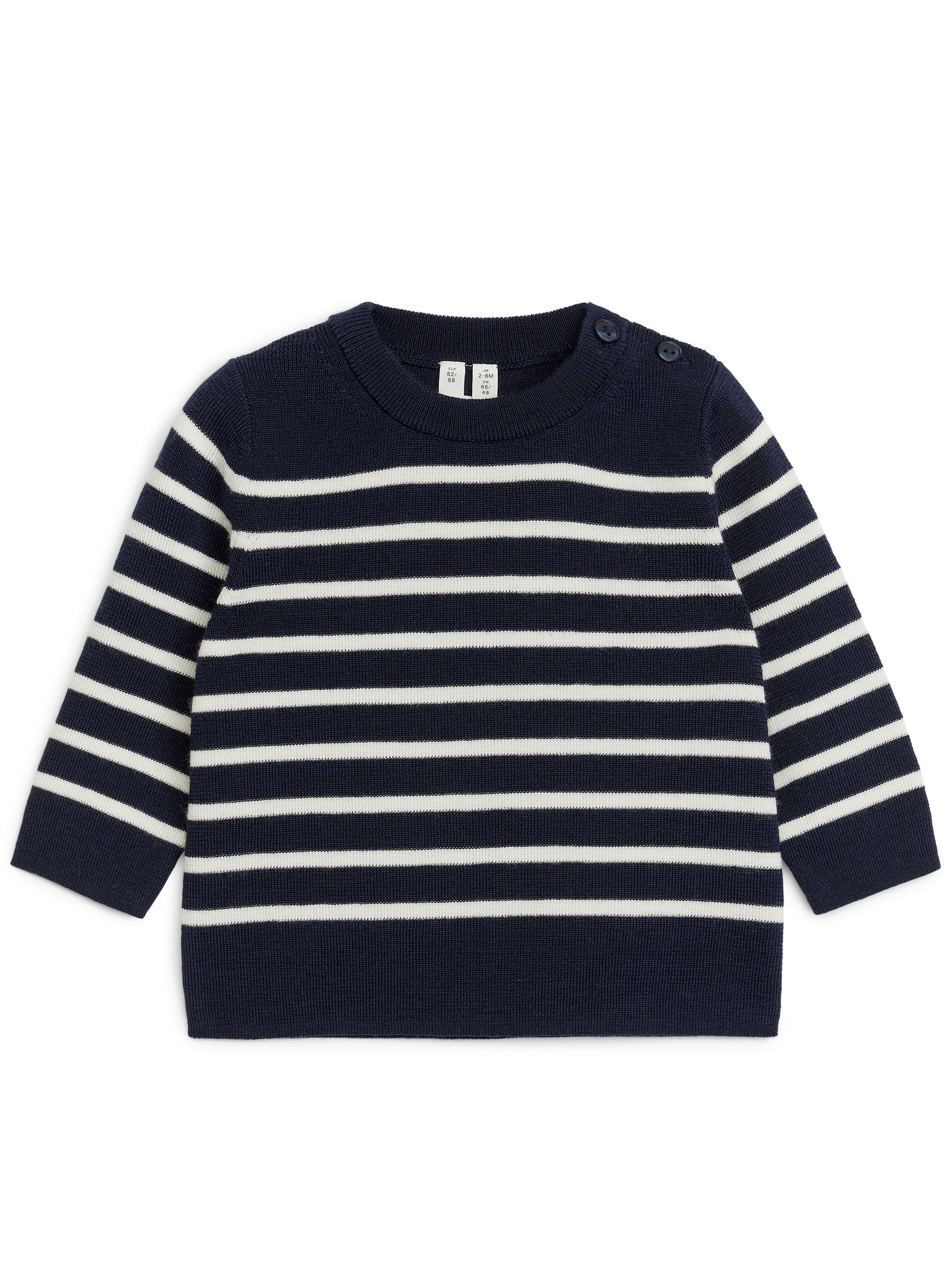 Wollpullover - Dunkelblau/Weiß - Regular Fit - Kinder - StillMedia/DescriptiveStillLife - 1