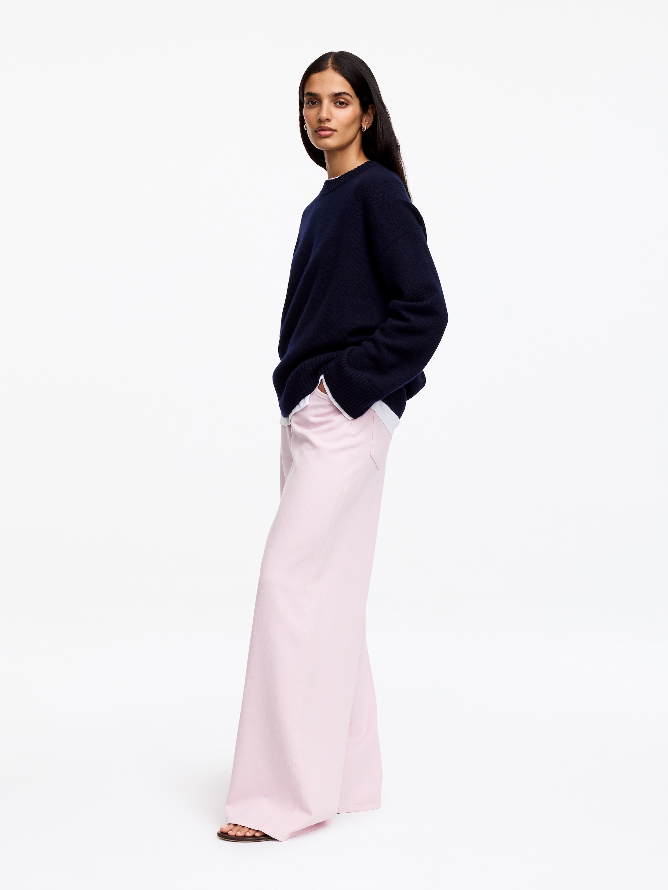 Vaqueros anchos - Rosa - Corte estándar - Women - StillMedia/Lookbook - 2