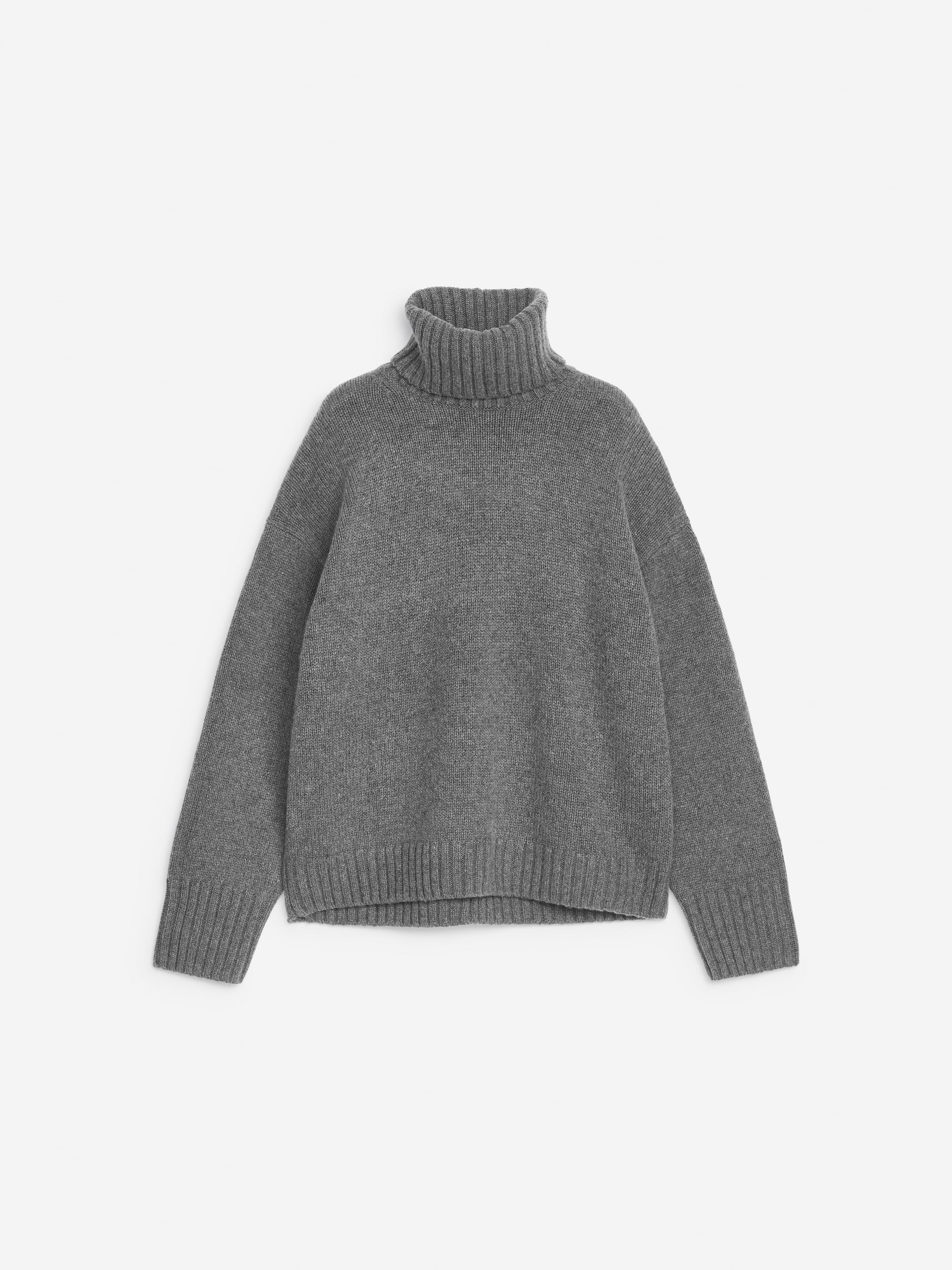 Penny Martin and ARKET Cashmere-Wool Jumper - Dark Grey - Regular fit - Women - StillMedia/DescriptiveStillLife - 1