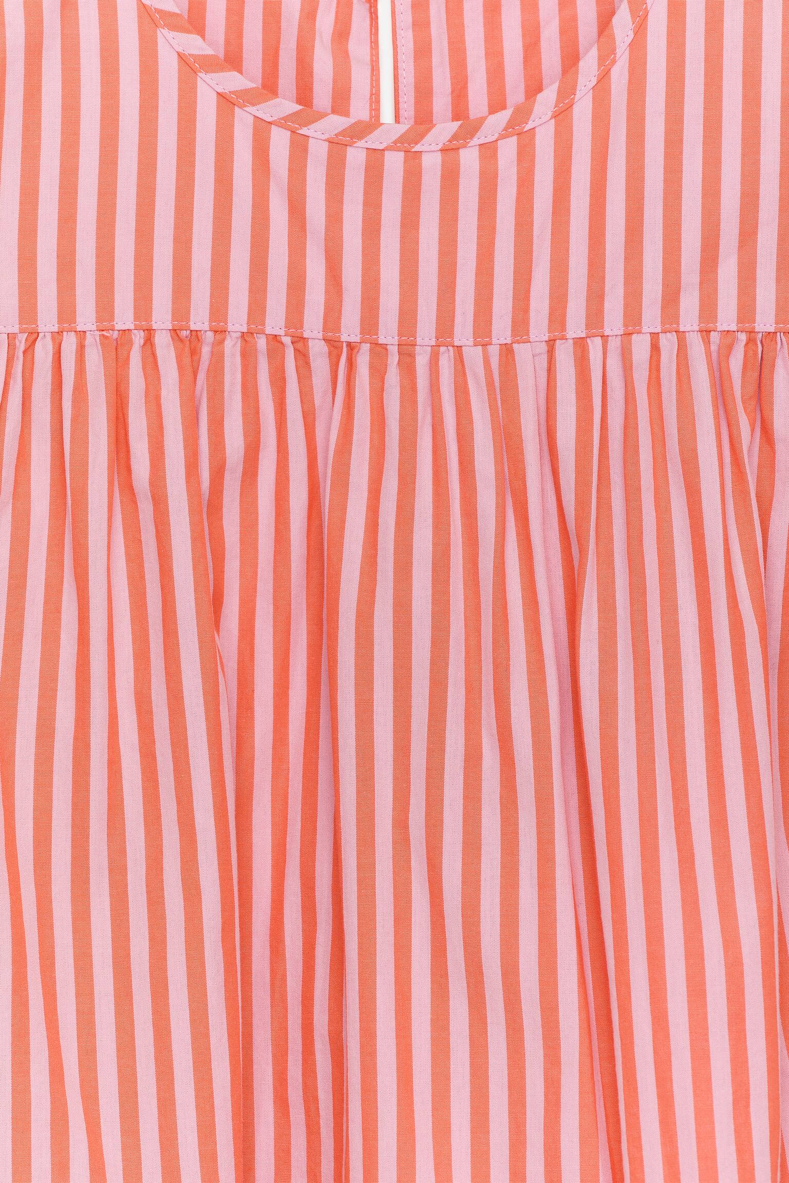 Vestido de algodón - Naranja/rosa/Lila/floral/Rosa/rojo/Lila/blanco - 2