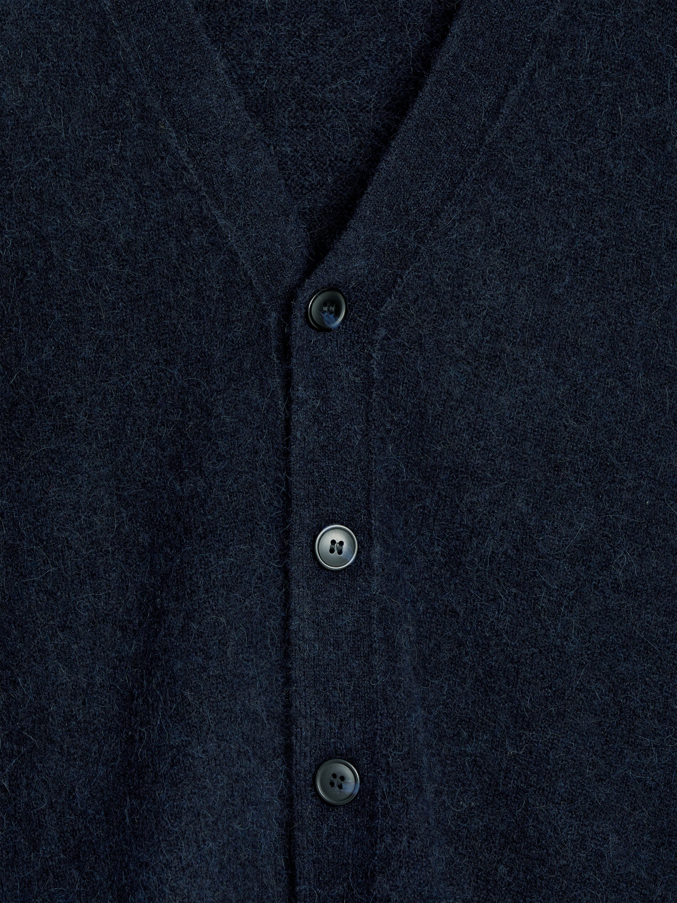 Agrandir l'image: Cardigan en laine et alpaga - Bleu foncé - HOMME | H&M CH 2