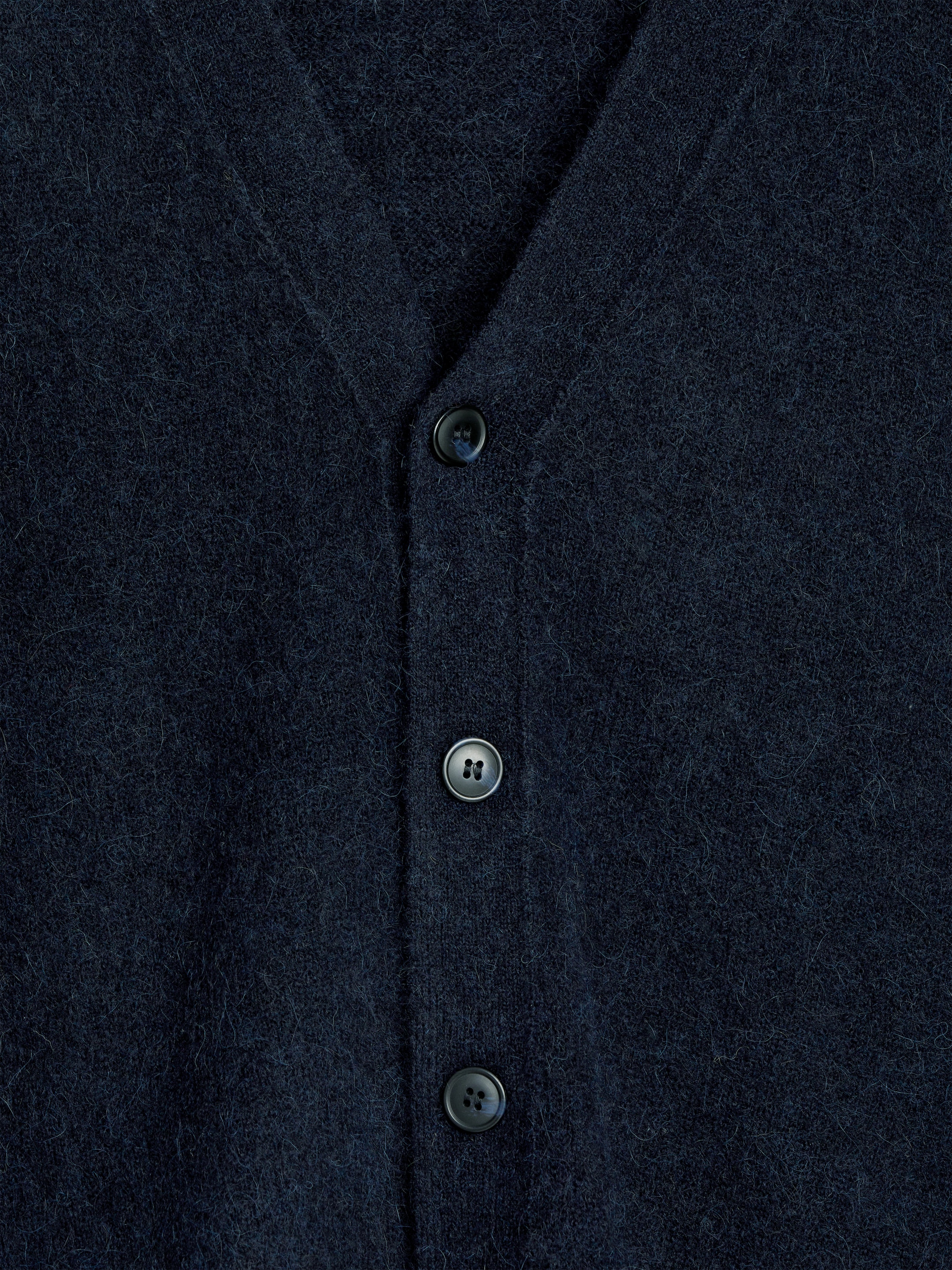 Cardigan en laine et alpaga - Bleu foncé - Relaxed fit - Homme - StillMedia/DescriptiveDetail - 2