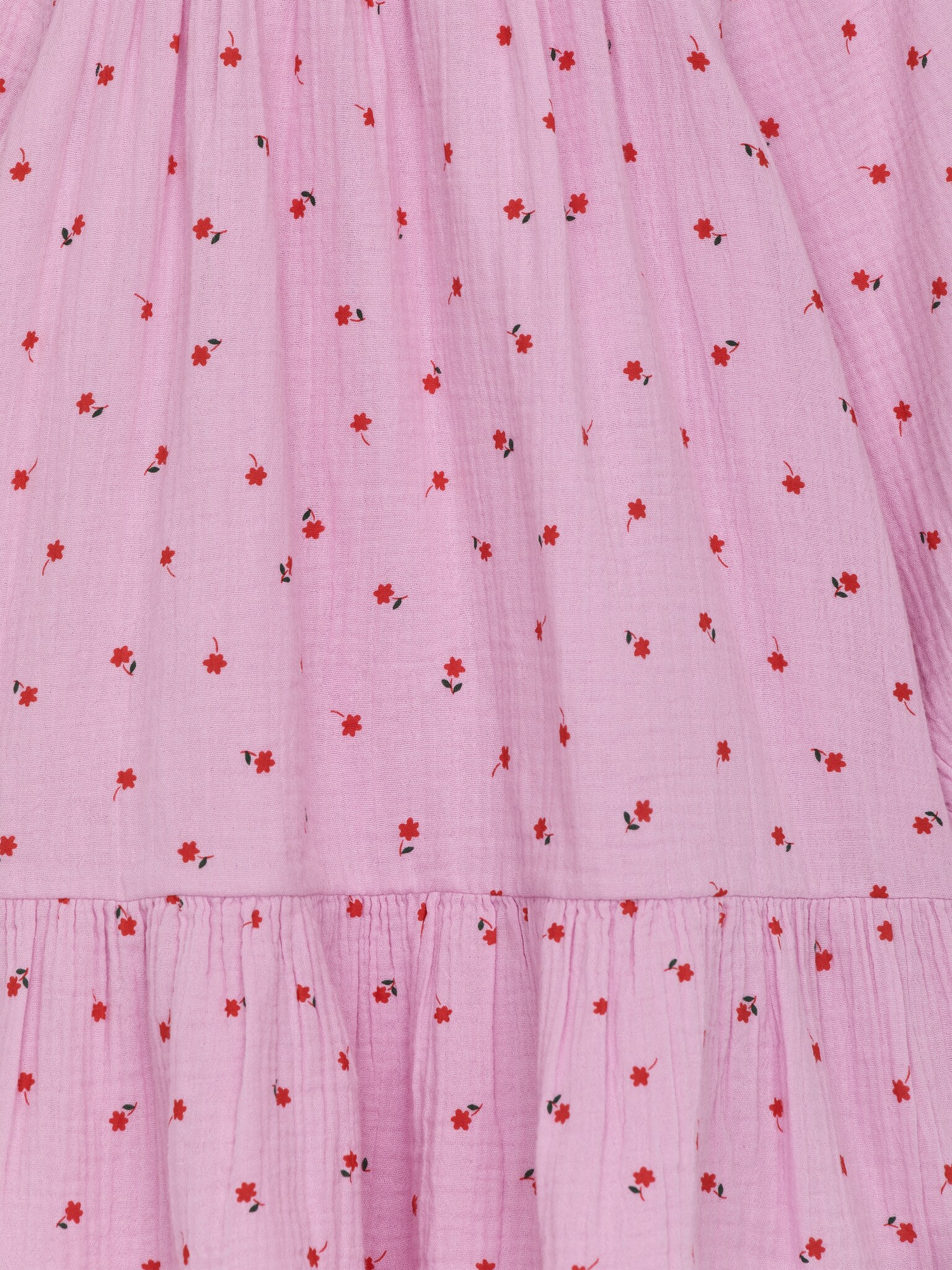 Muslin Dress - Pink/Floral/Blue - 2