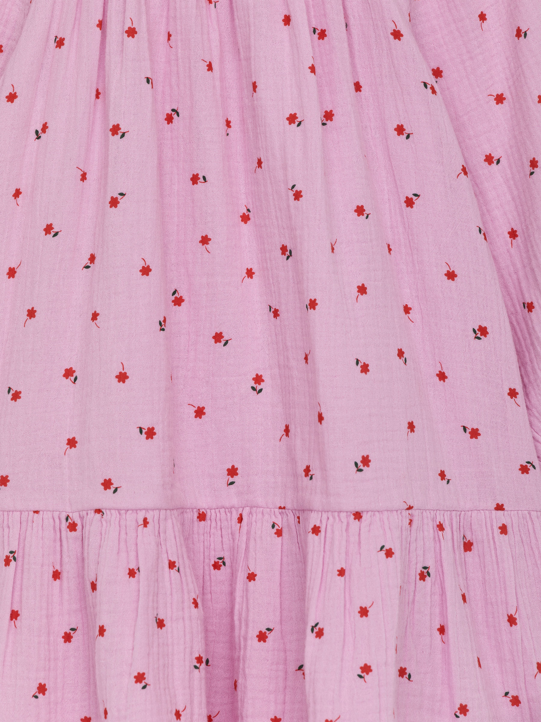 Muslin Dress - Pink/Floral - Loose fit - Children - StillMedia/DescriptiveDetail - 1