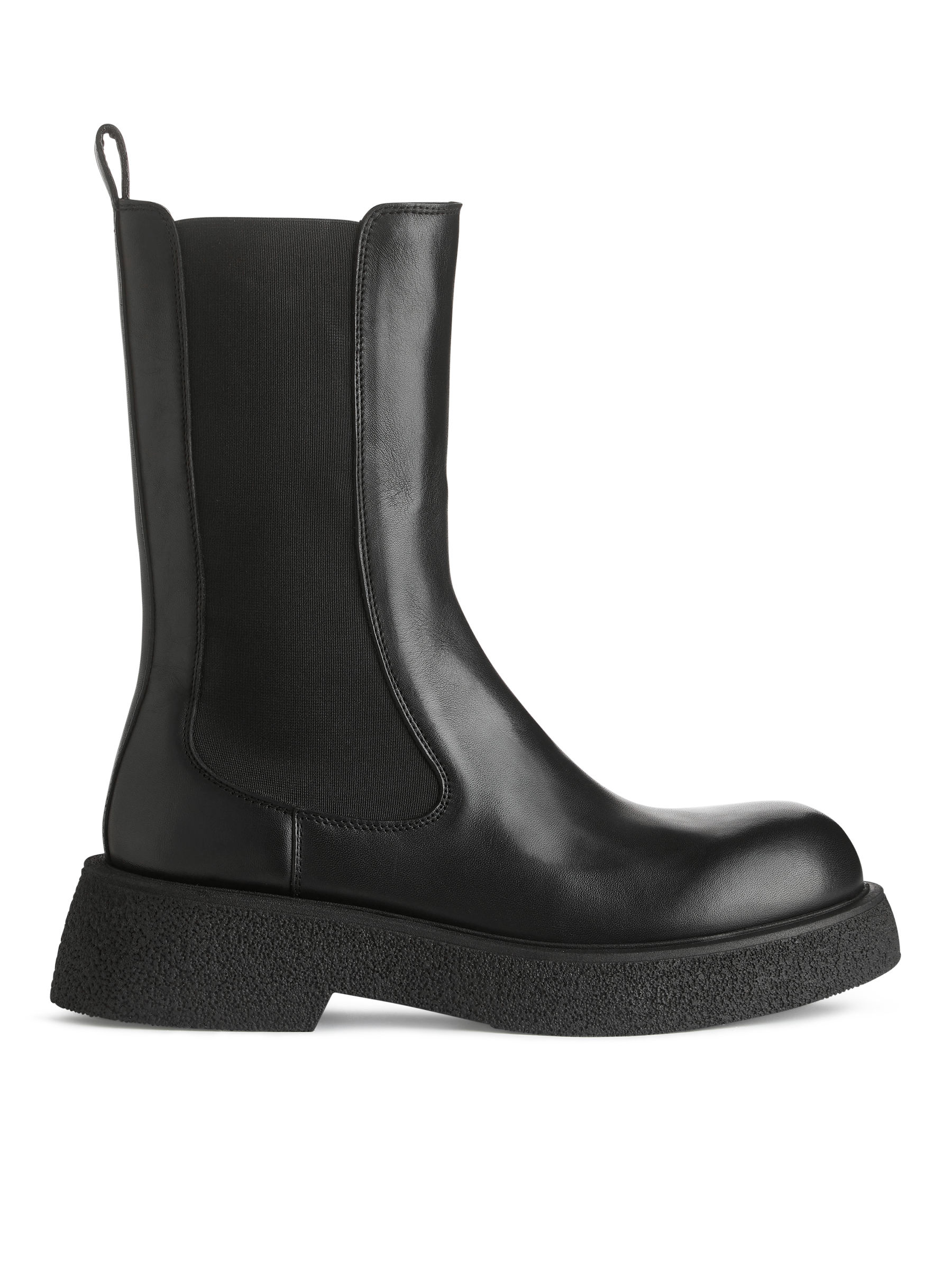 High-Shaft Chelsea Boots - Black - Women - StillMedia/DescriptiveStillLife - 5