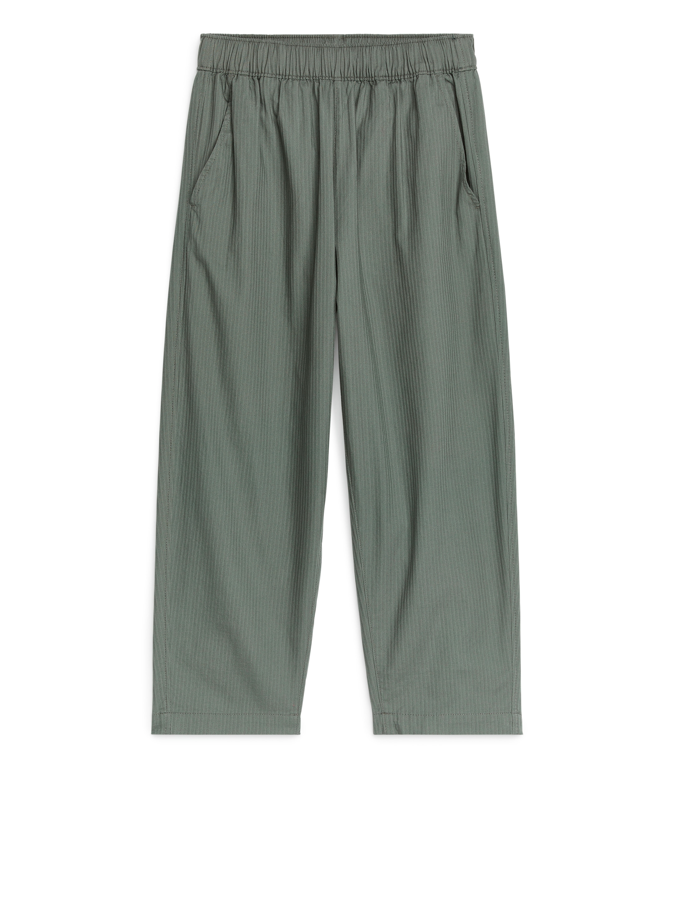 View larger image: Herringbone Trousers - Khaki Green - Kids | H&M GB 1