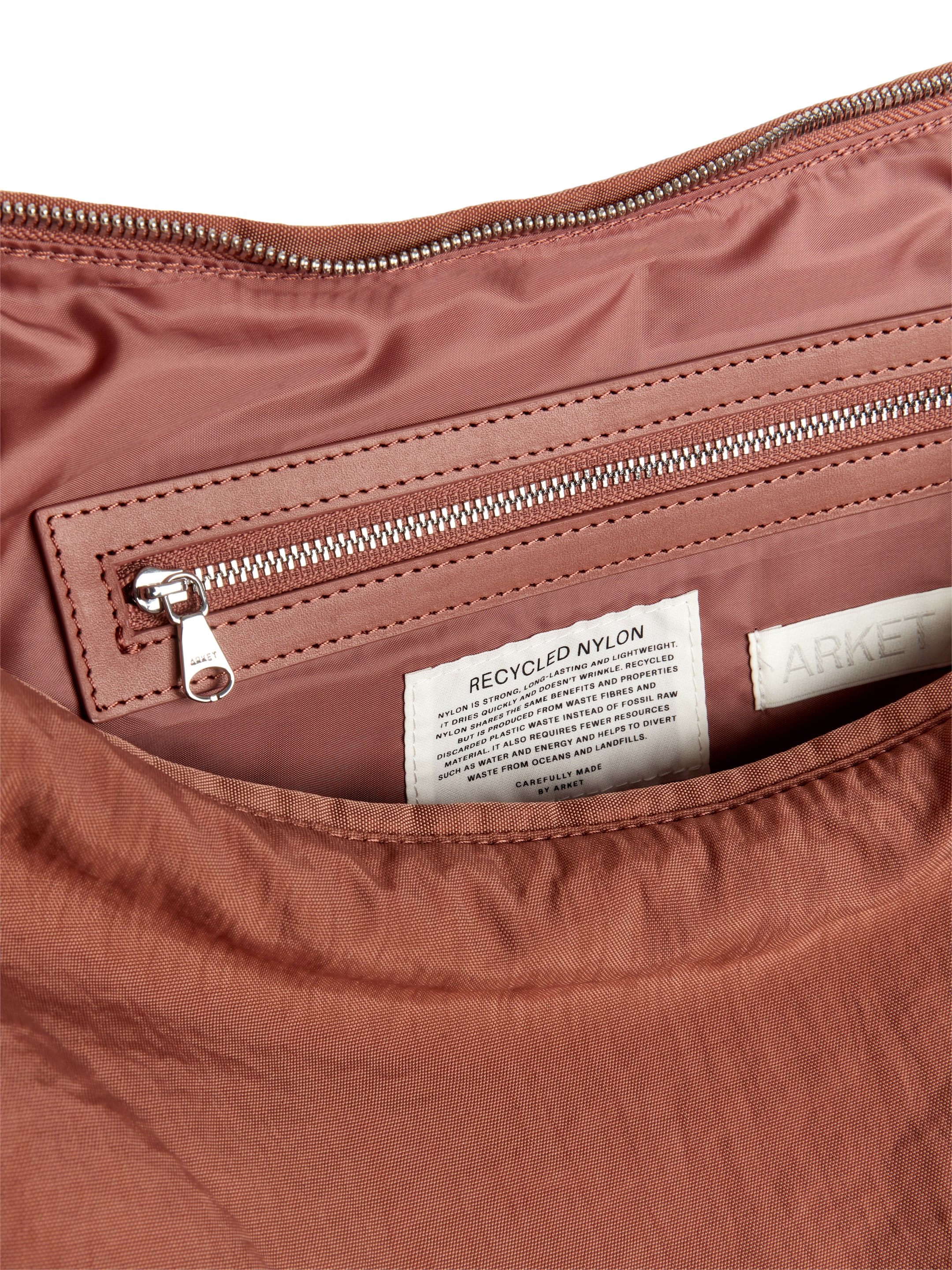 Geschwungene Nylontasche - Rostrot - Damen - StillMedia/DescriptiveDetail - 2