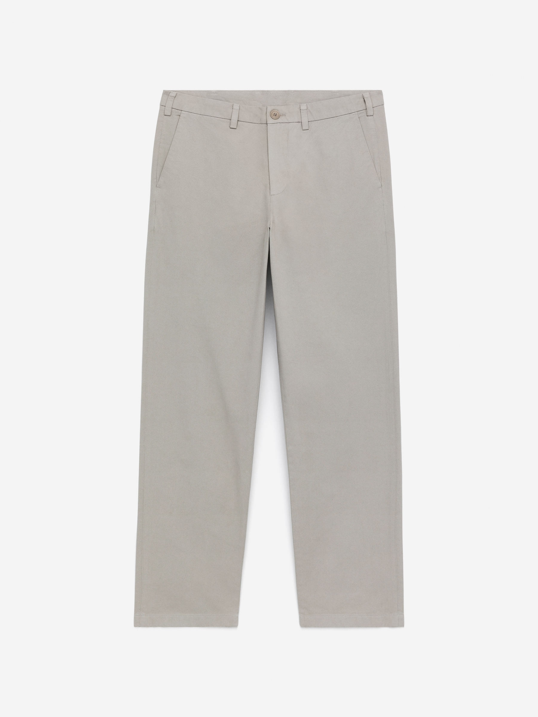 Straight Cotton Chinos-Beige-16082