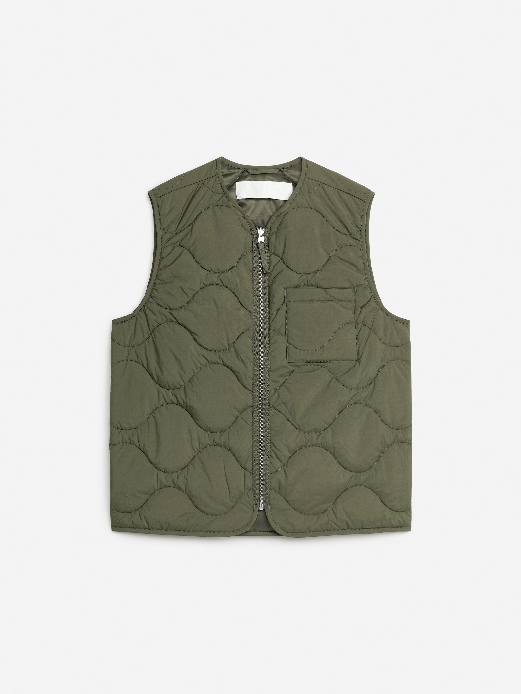 Grotere afbeelding bekijken: 2-in-1 Quilted Liner Vest - Green - HEREN | H&M BE 1