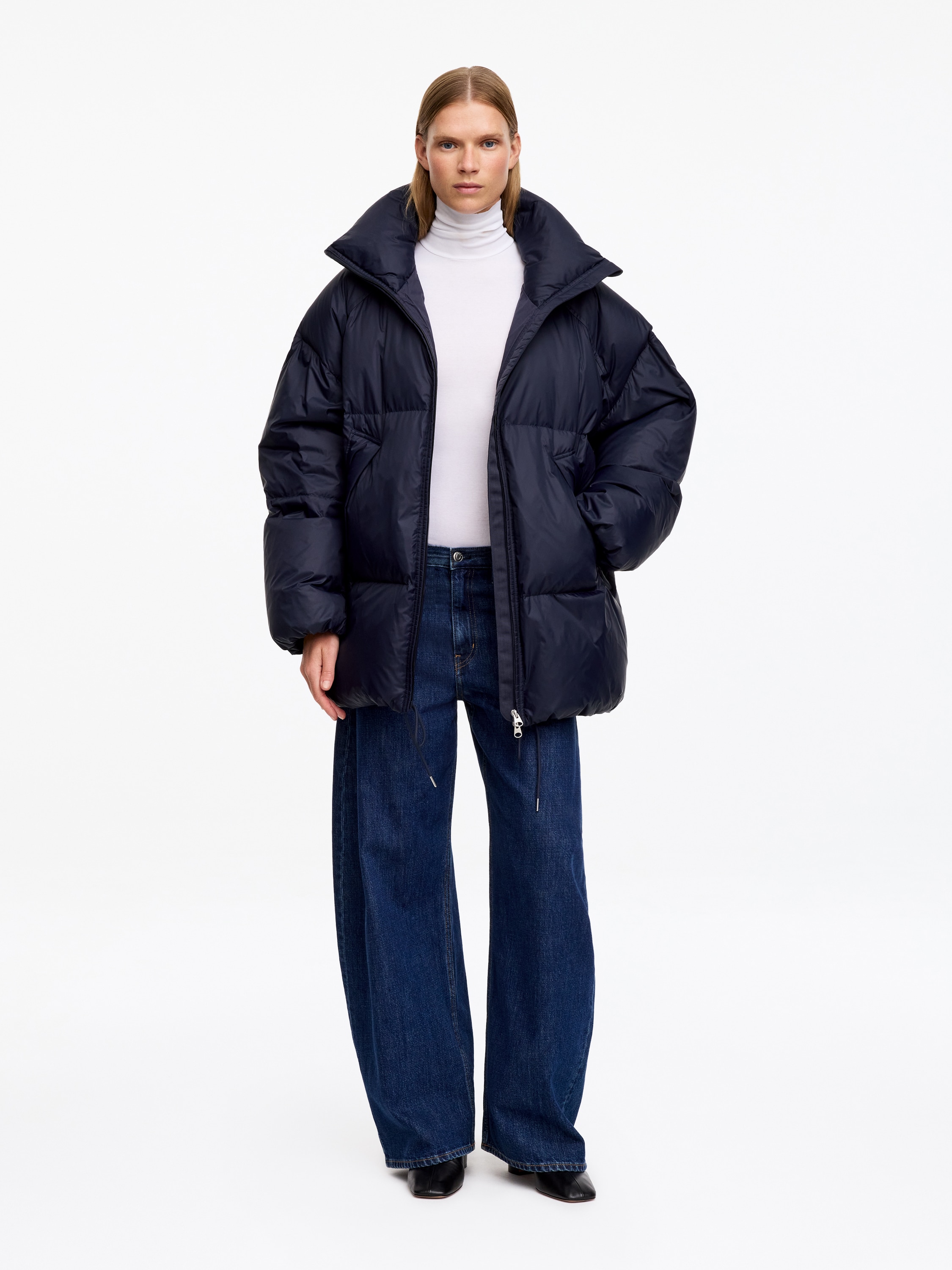 Upcycled Down™ Steppjacke - Dunkelblau
