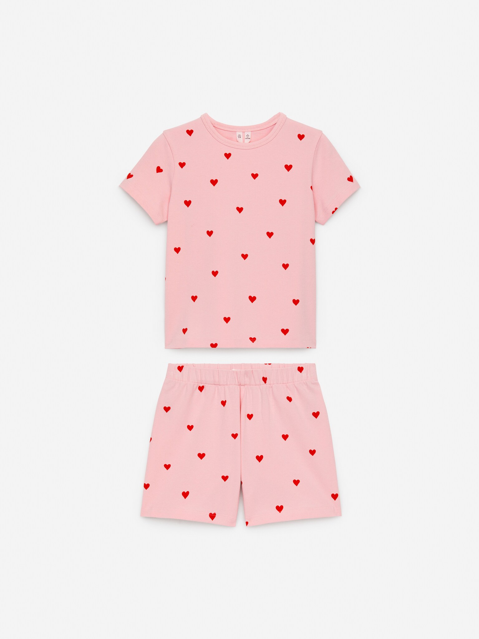 Pigiama corto in jersey - Rosa/Cuori rossi/Azzurro/Blu/Bianco/Verde/Righe/Bianco/Lilla/Viola
