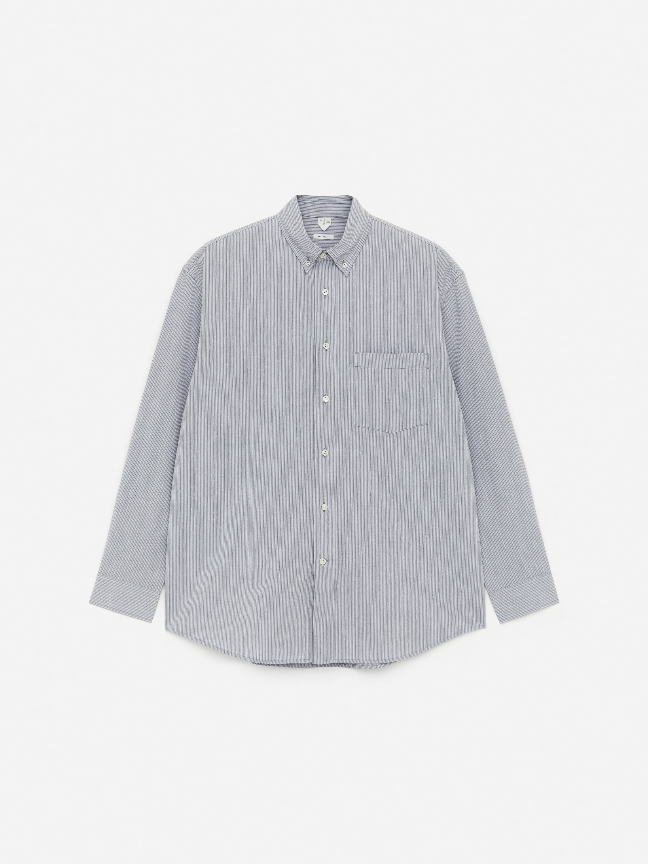 Chemise décontractée en seersucker - gris