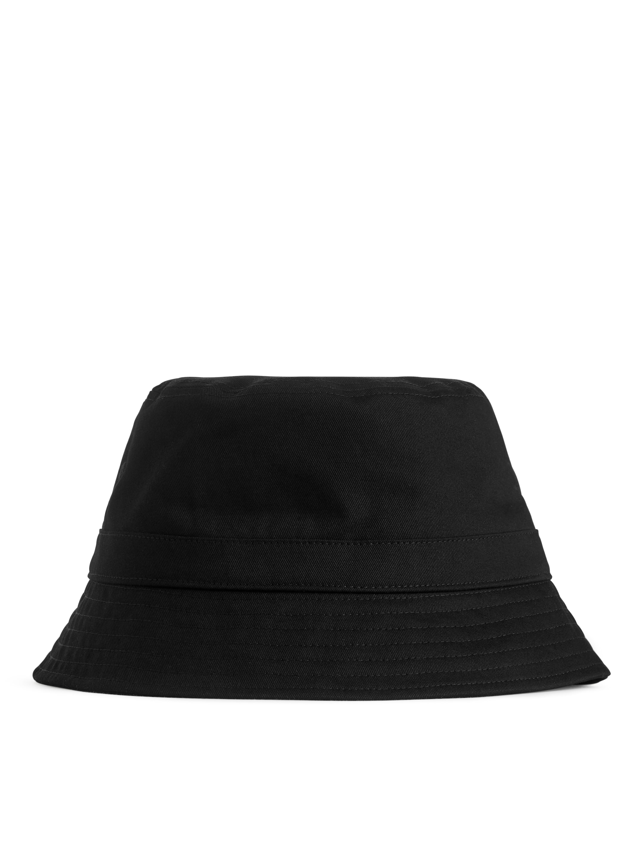 Cotton Twill Bucket Hat - Black - Men - StillMedia/DescriptiveStillLife - 2