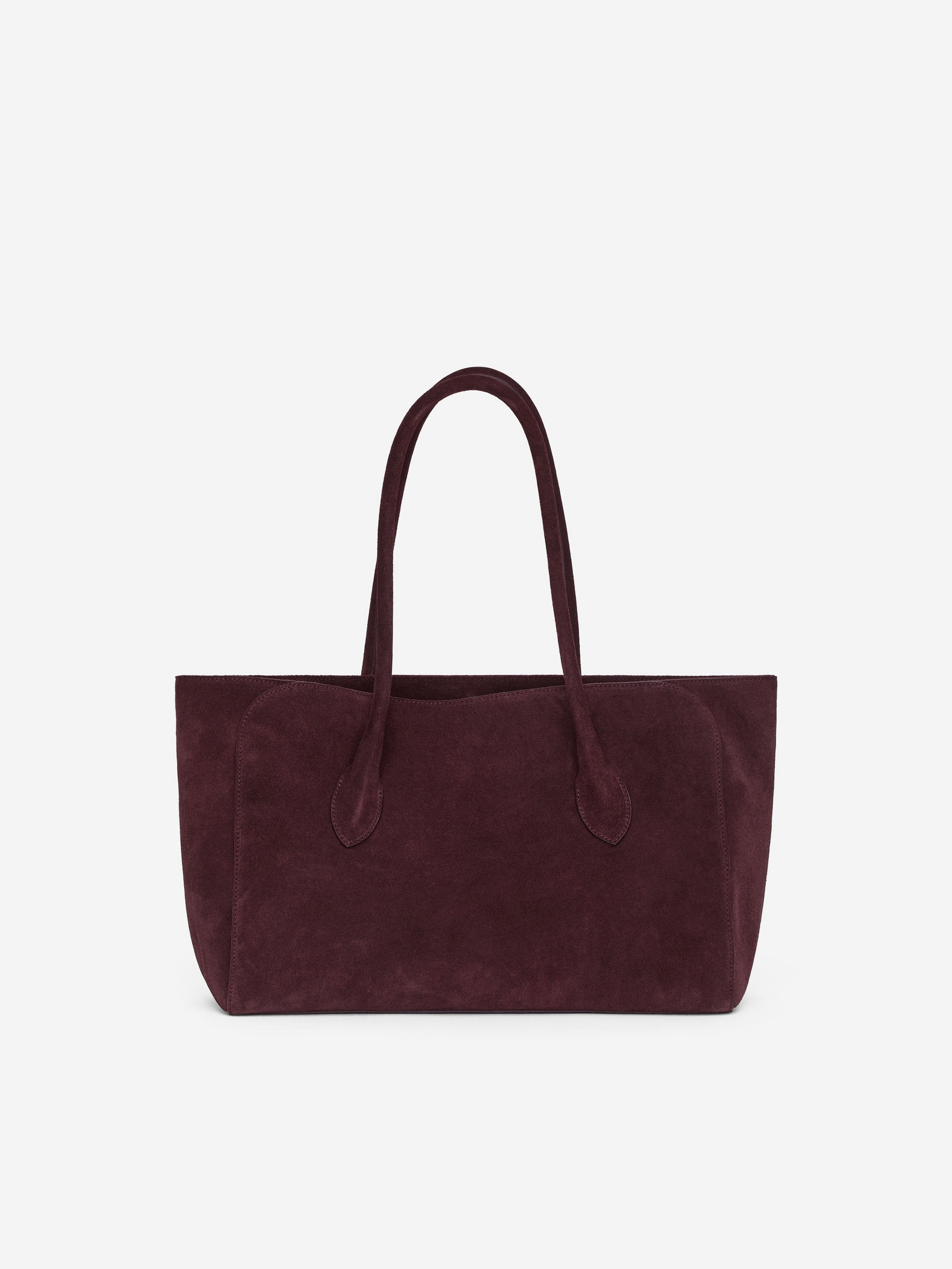 Slouchy Leather Tote-#633337-16708