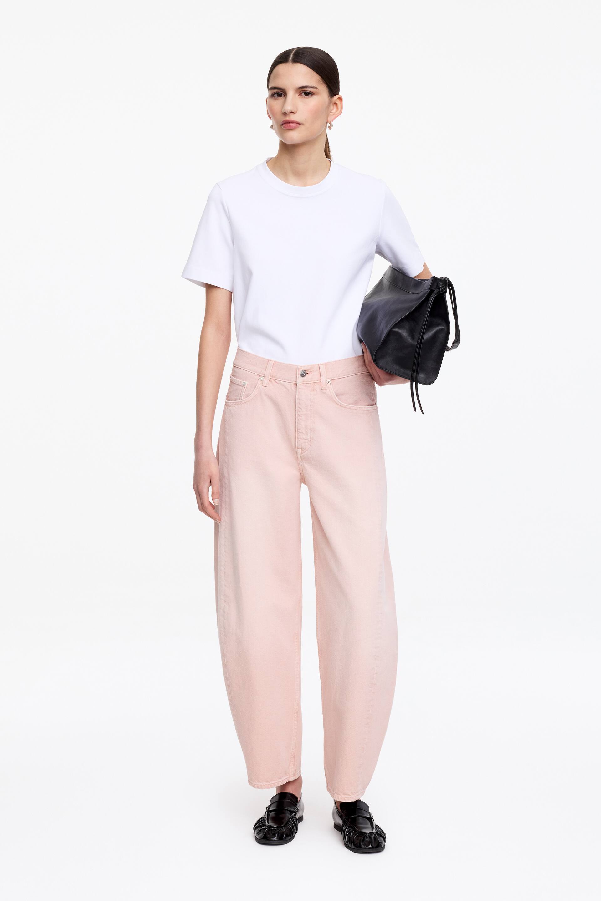 Visa större bild: BLOOM barrel-leg jeans - Rosa - DAM | H&M FI 1