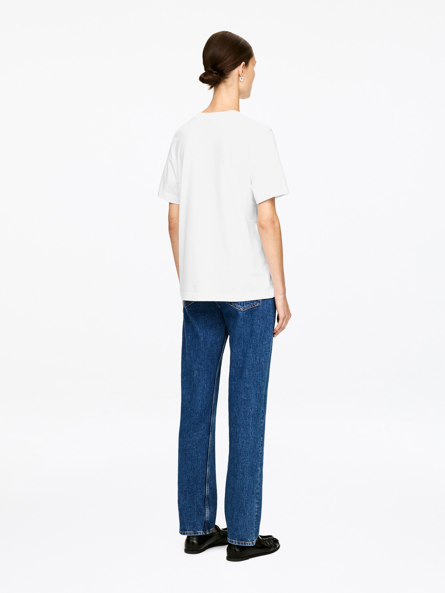 LILY signatur-T-shirt - Hvid/Hvid/mørkeblå/Sort/Red/White/Gråmeleret/Pink/Mørkeblå/Grøn/Syren/bordeaux/Brun/Blå/striber - 7