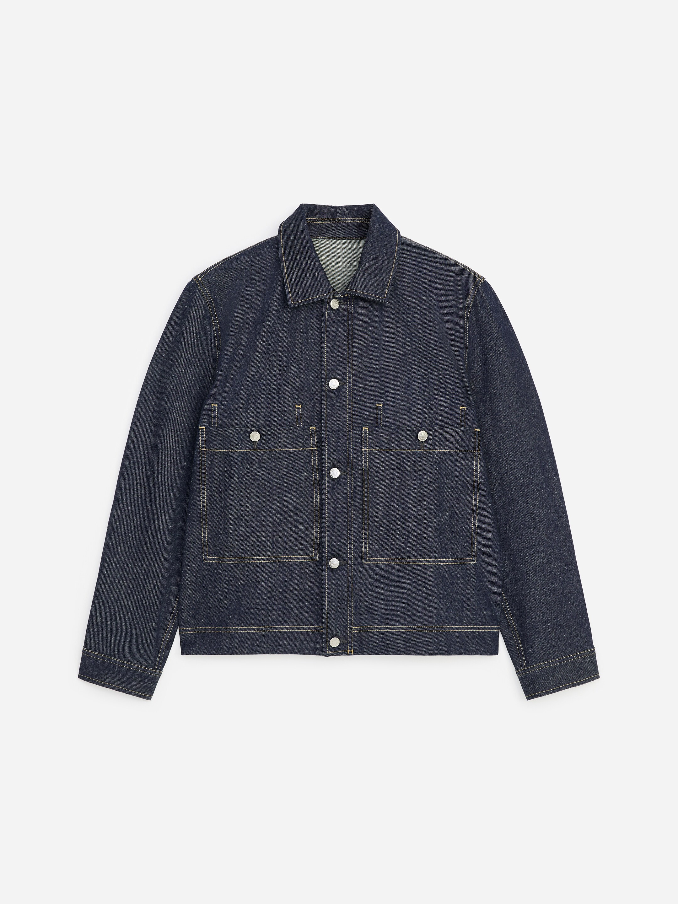 Surchemise en jean - Bleu marine foncé - Relaxed fit - men - StillMedia/DescriptiveStillLife - 1