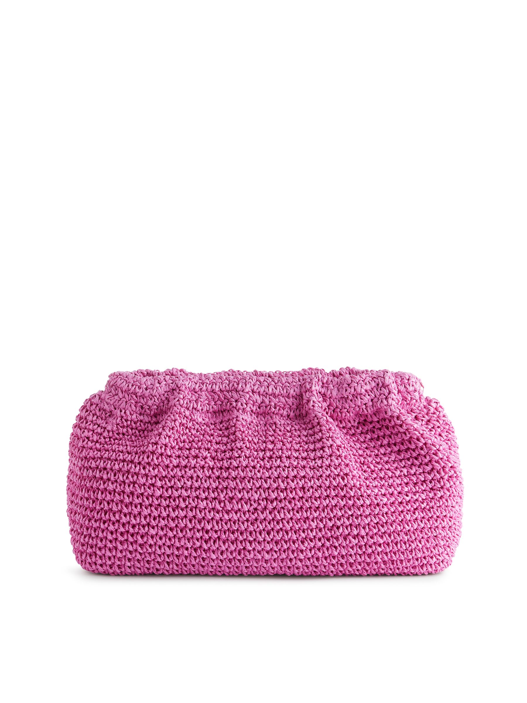 Straw Clutch - Pink - Women - StillMedia/DescriptiveStillLife - 2