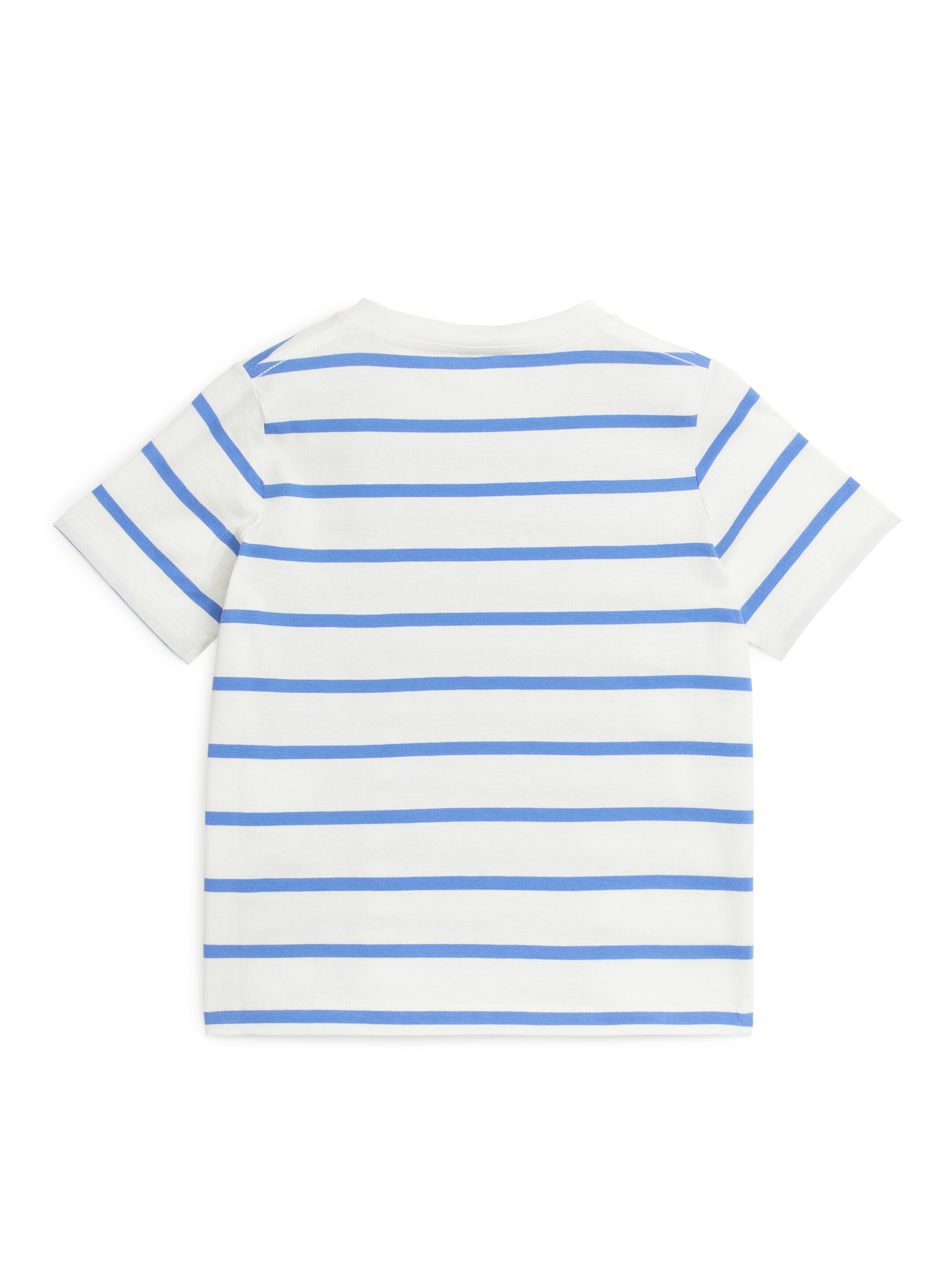 Stripe T-Shirt - White/Blue - Luźny fason - Children - StillMedia/DescriptiveStillLife - 1
