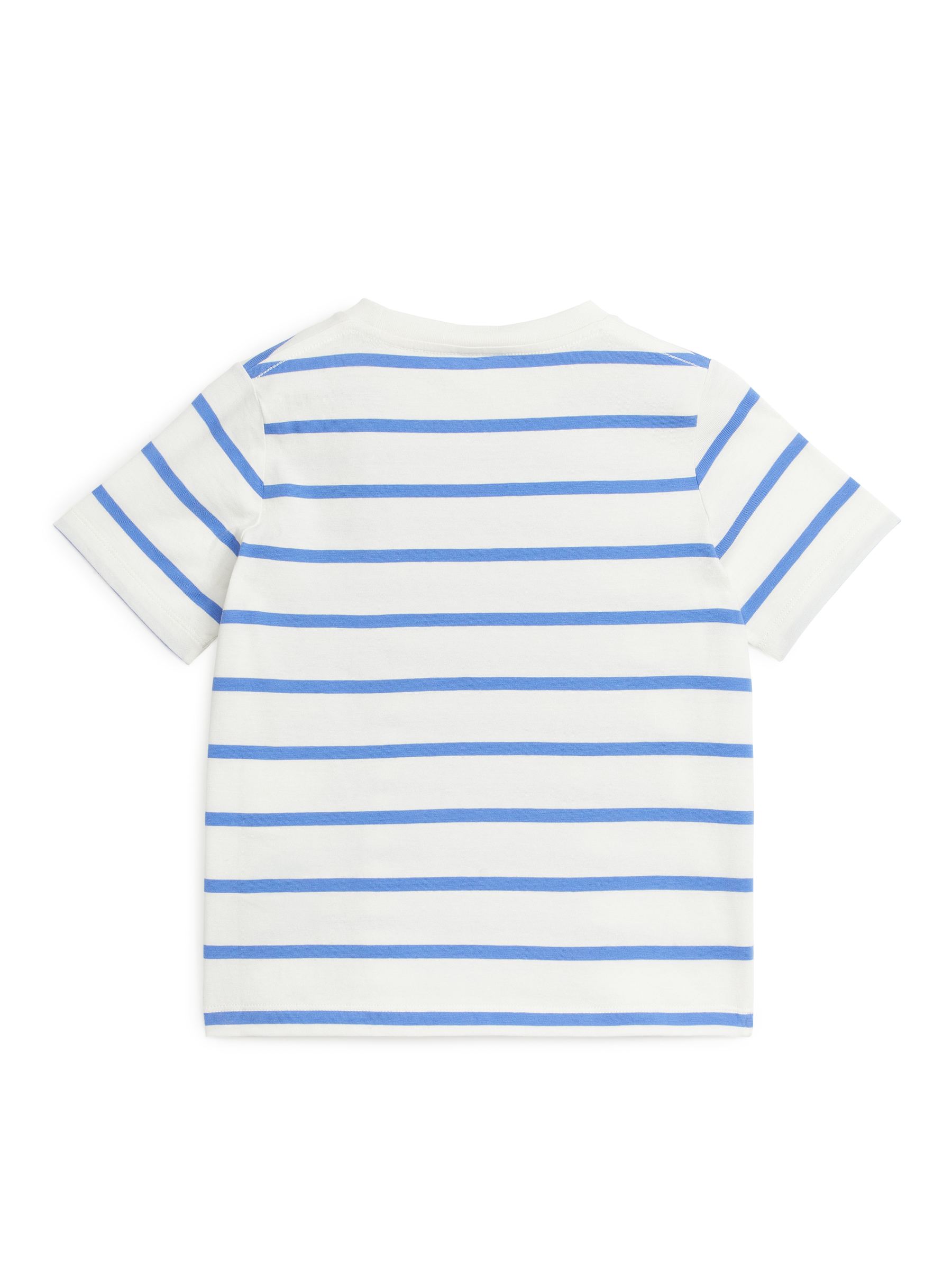 Stripe T-Shirt - White/Blue - Luźny fason - Children - StillMedia/DescriptiveStillLife - 1