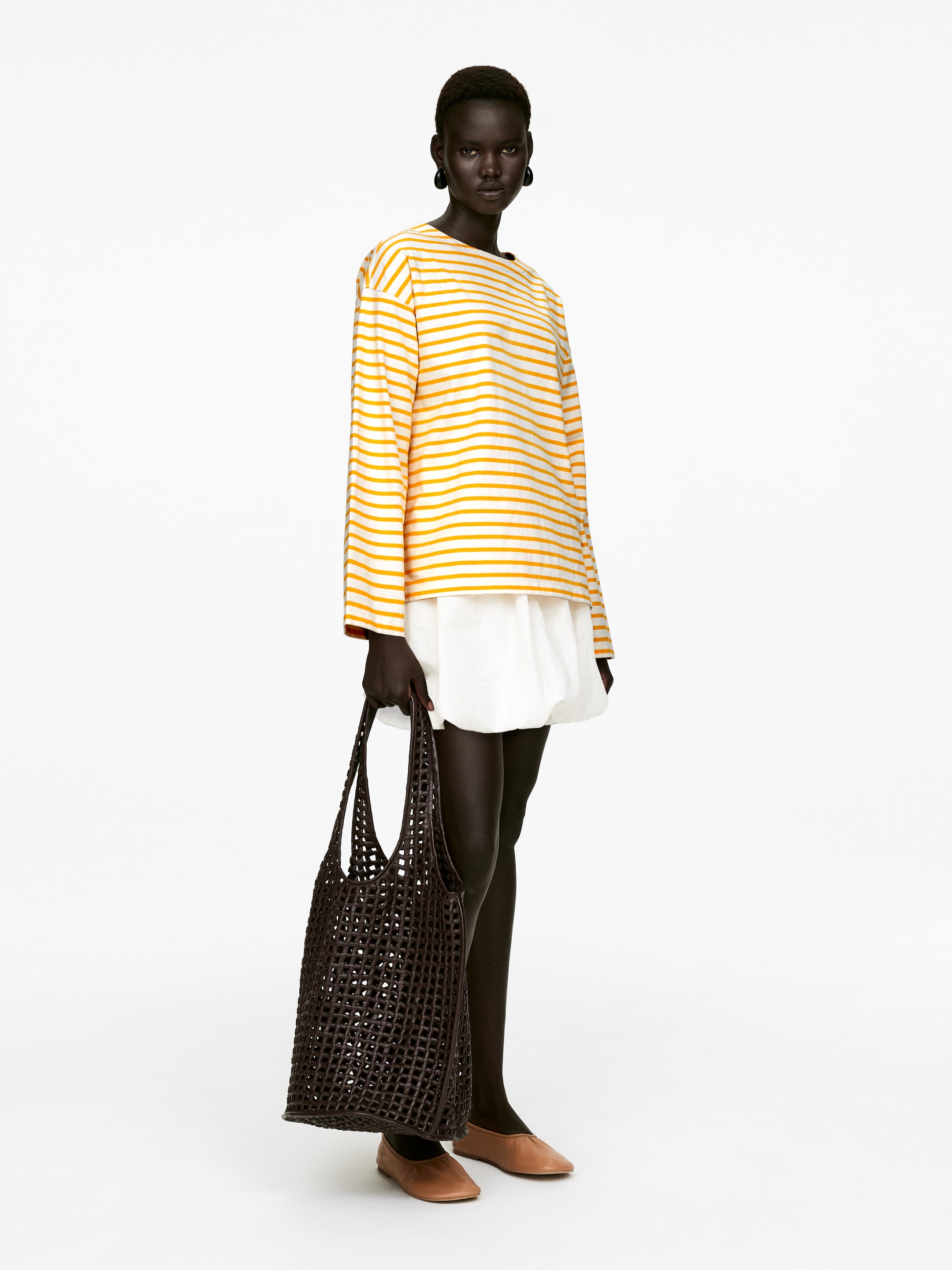 Ver imagen más grande: Camiseta de manga larga - Amarillo/blanco roto - MUJER | H&M ES 2