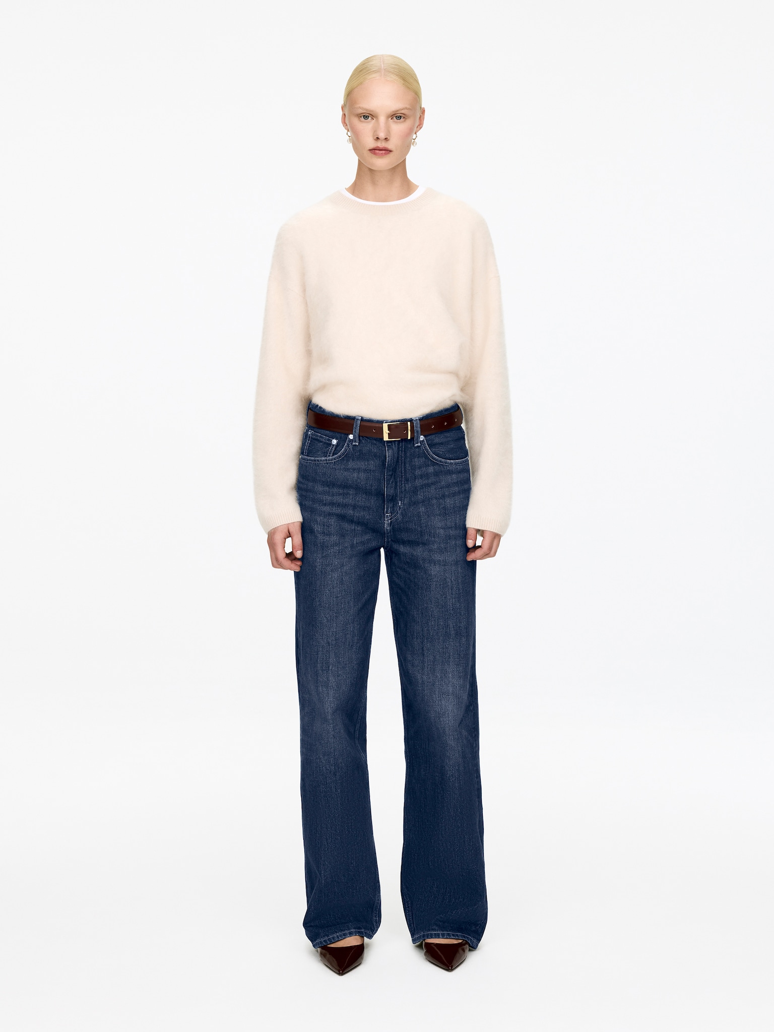 CORAL Wide Jeans - Dunkelblau/Blau/Cremeweiß/Blau/Beige/Dunkelblau/Dunkelgrau