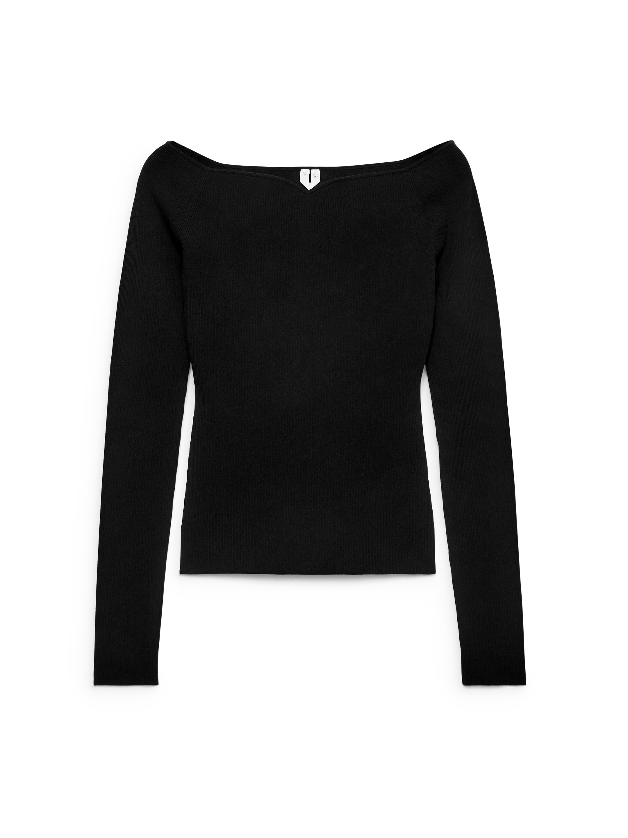 Größeres Bild ansehen: Off-Shoulder-Oberteil - Schwarz - Ladies | H&M DE 1