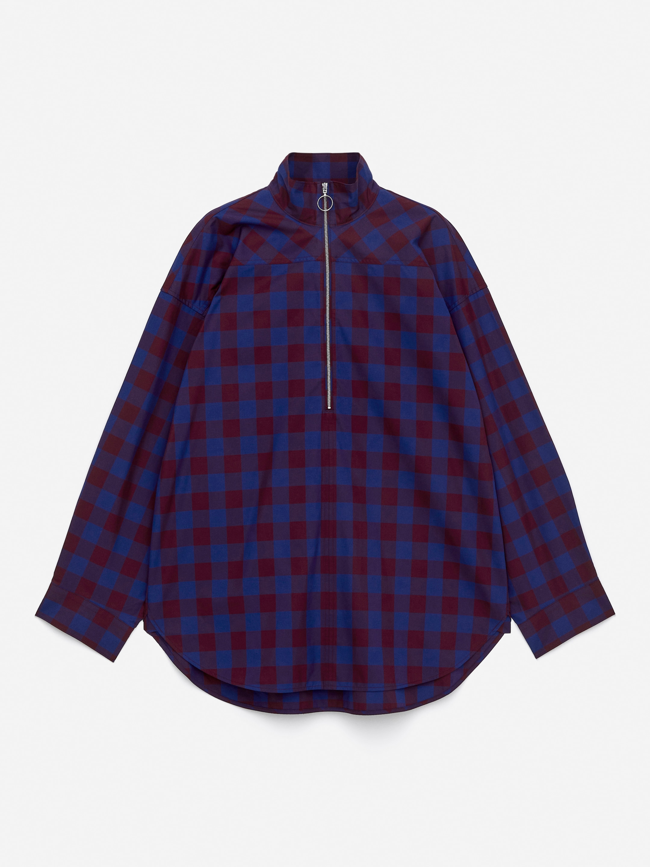 Camisa con media cremallera-#2F2F55-16341