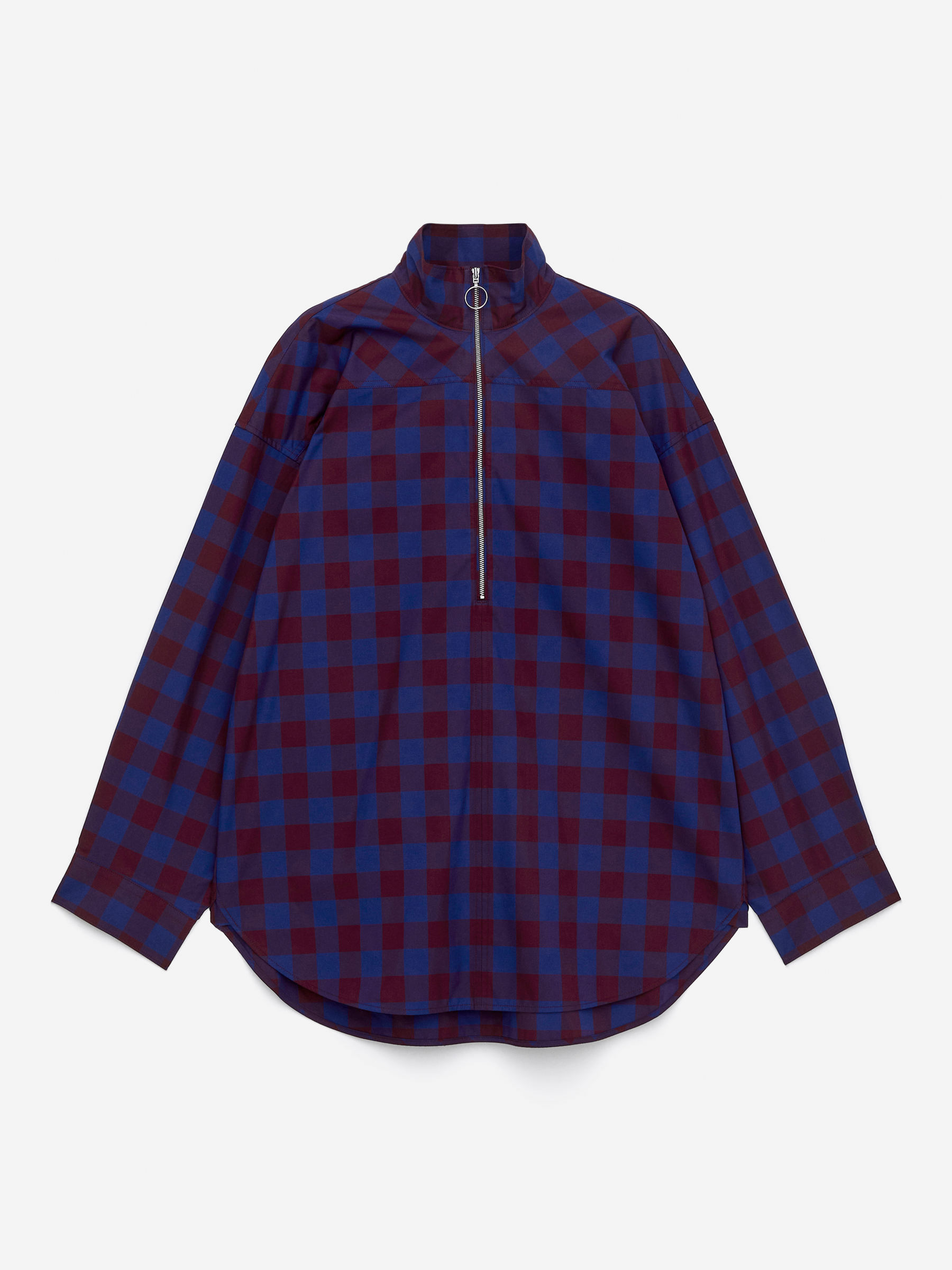 Half-Zip Shirt-#2F2F55-16341