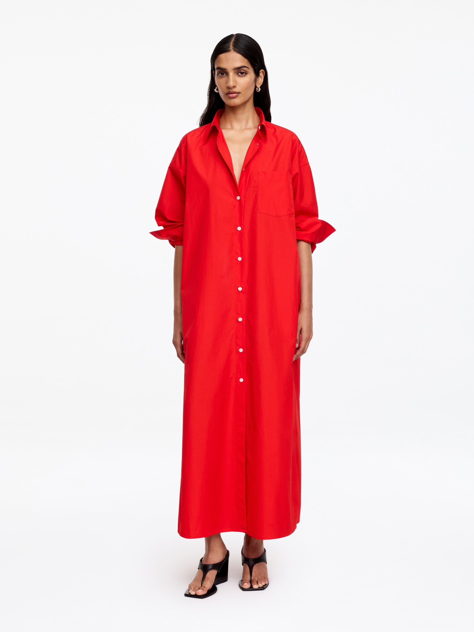 Robe-chemise en coton-#B32B34-19515