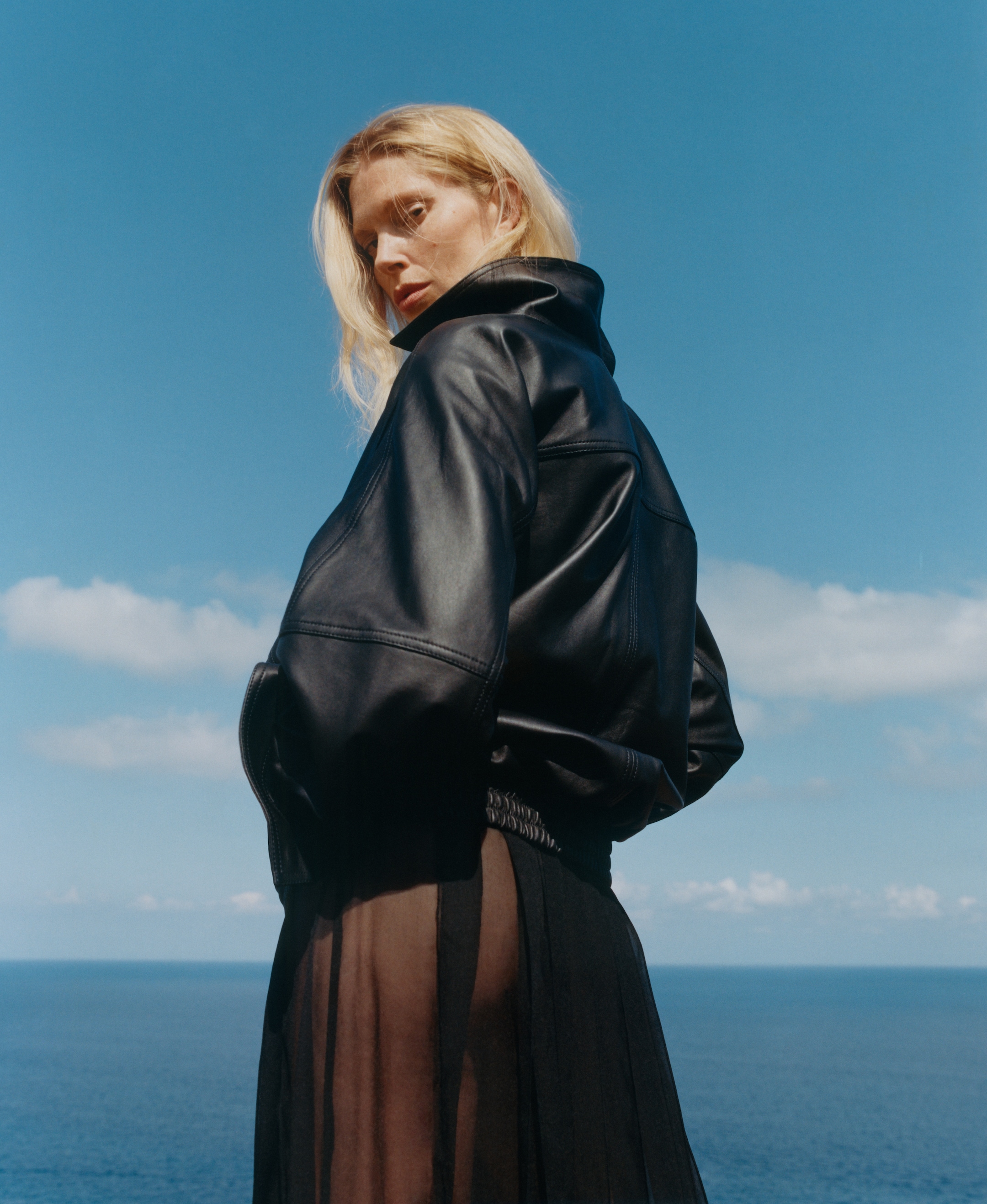 Veste en cuir décontractée - Noir - Relaxed fit - women - StillMedia/Environmental - 1