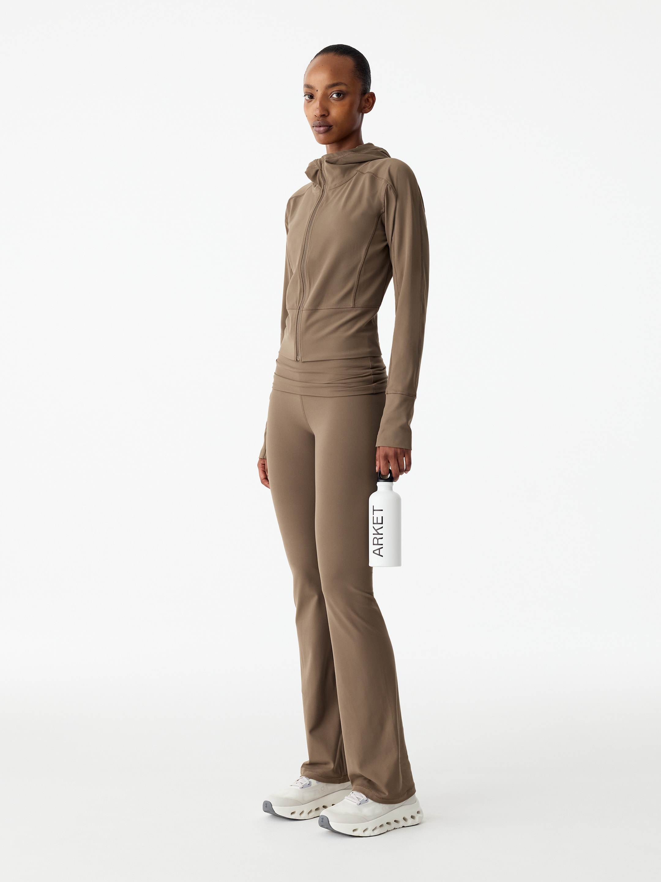 Active Zip Jacket Hoodie - Mole - Regular fit - women - StillMedia/Lookbook - 7