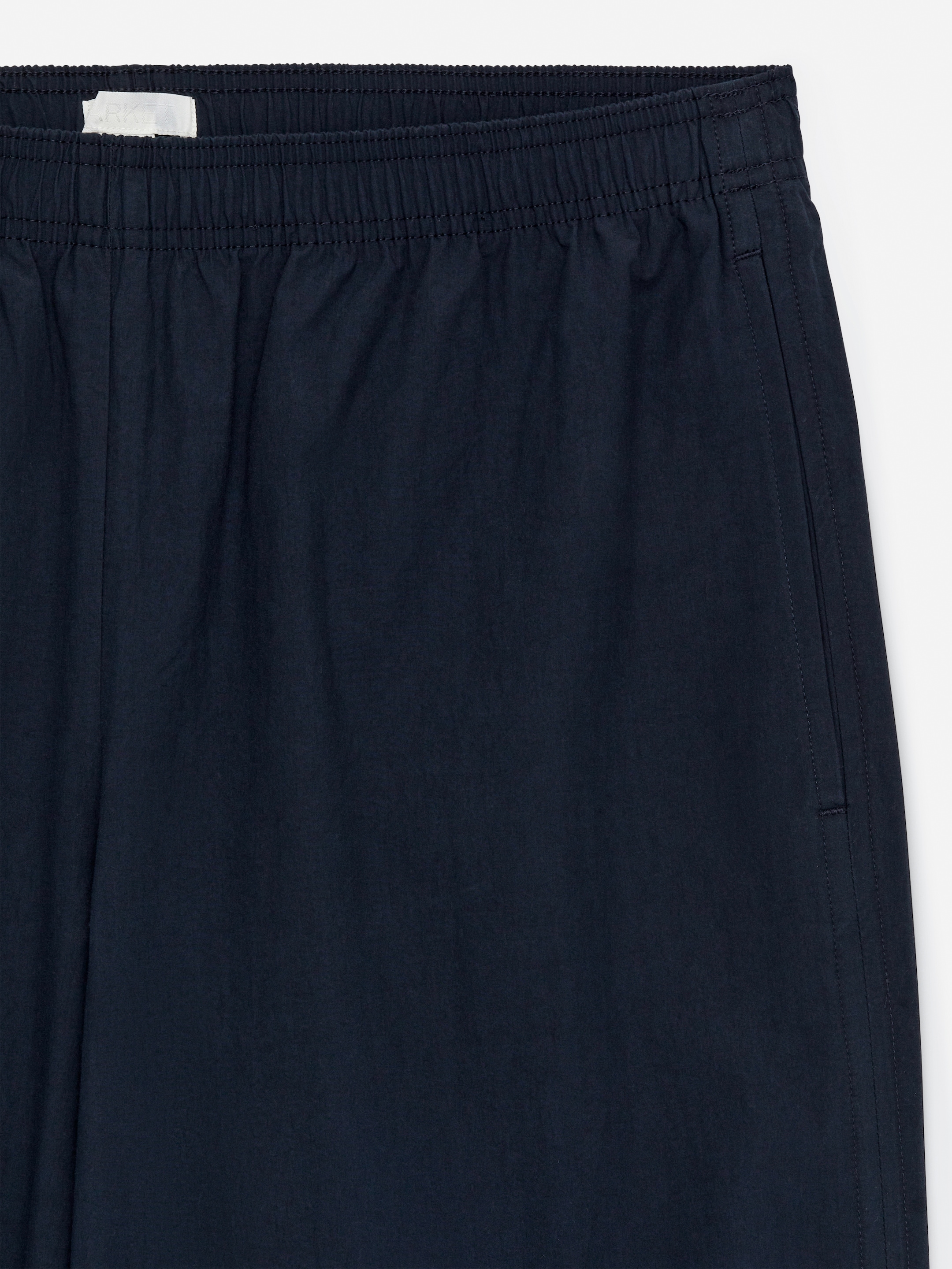 Cotton Trousers - Dark Blue - Relaxed fit - Women - StillMedia/DescriptiveDetail - 1