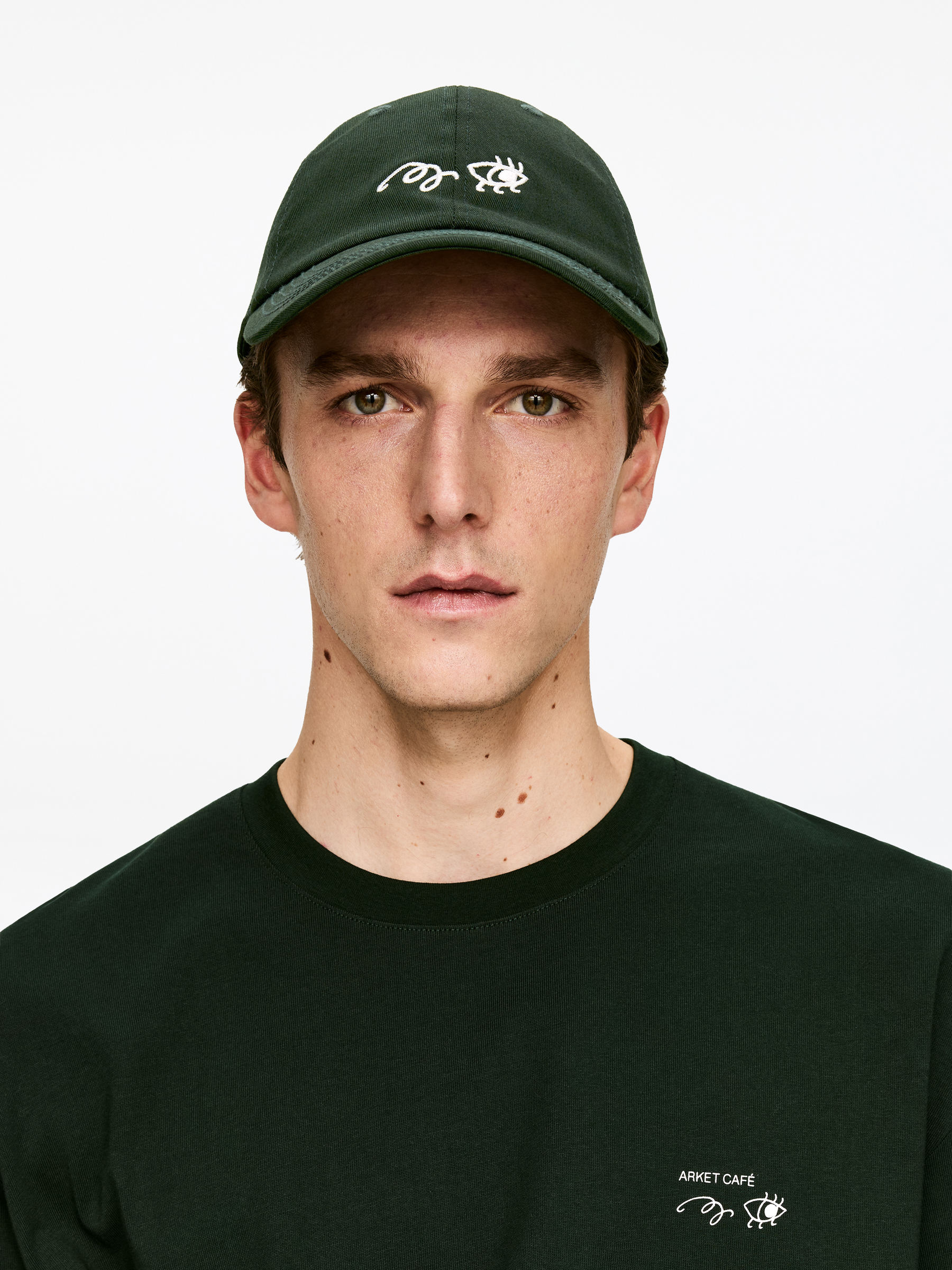 Casquette ARKET CAFÉ - Vert foncé - Café - StillMedia/Lookbook - 1