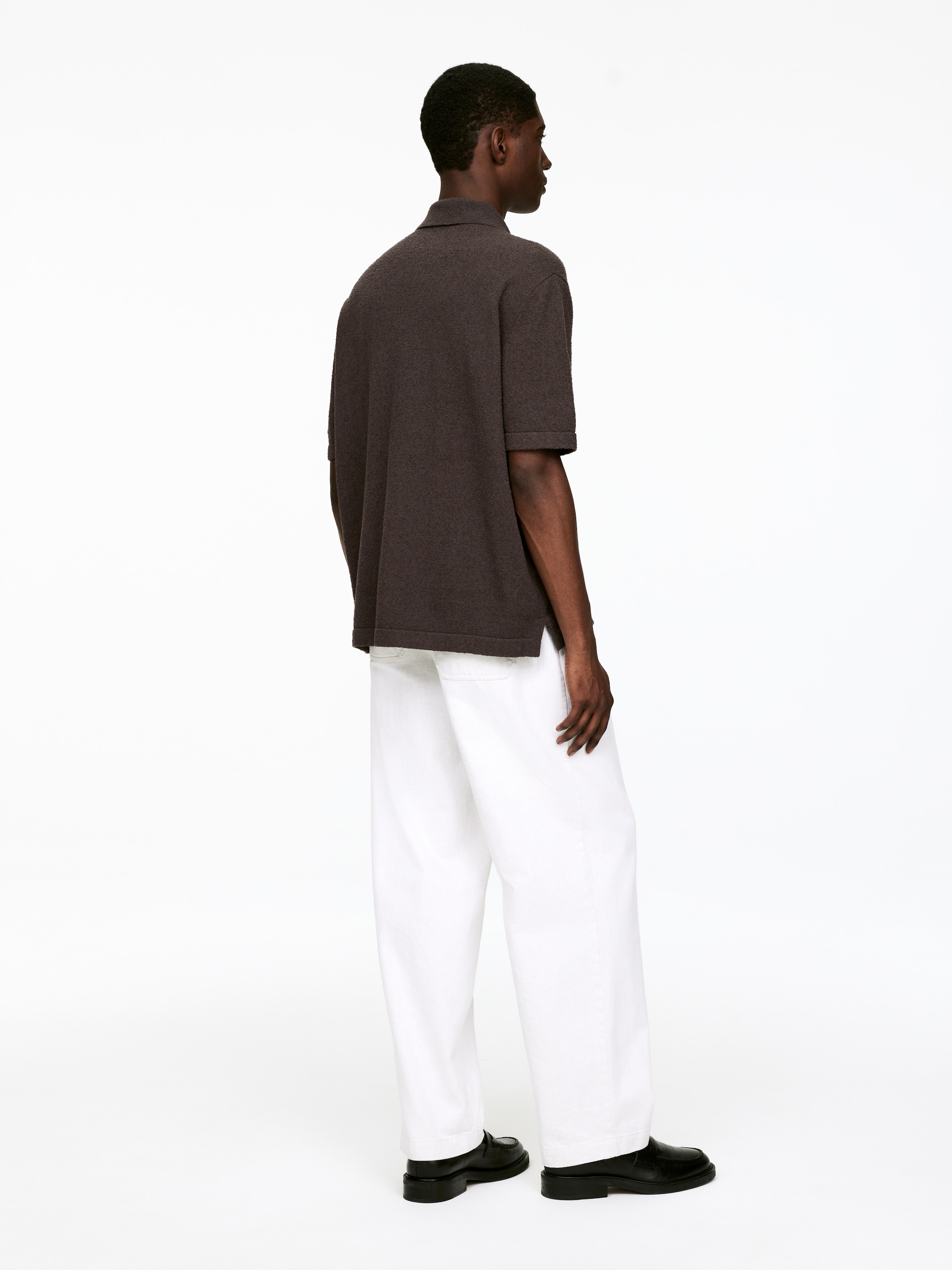 Zobrazit větší obrázek: Jemně pletené polotričko - Brown - MUŽI | H&M CZ 4