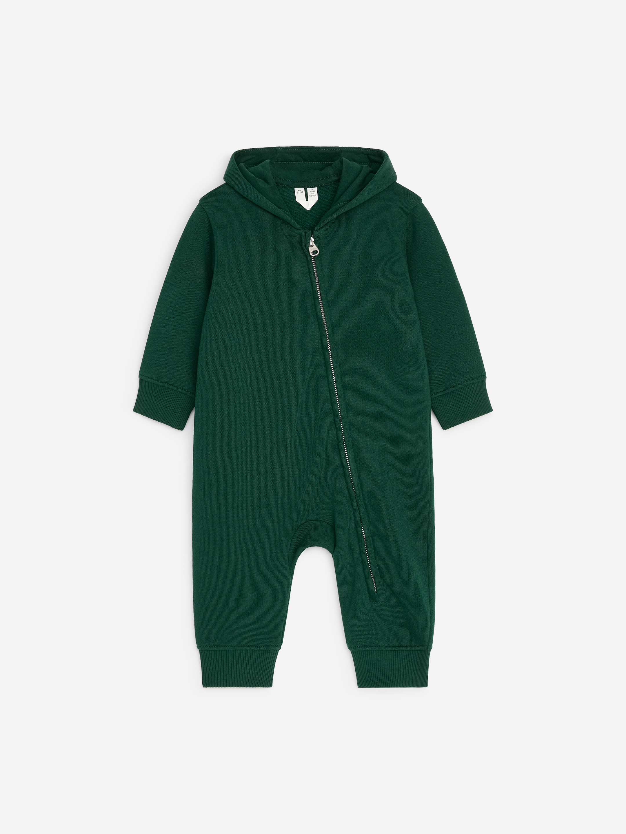 Tuta intera in jersey con cappuccio-Green-20156