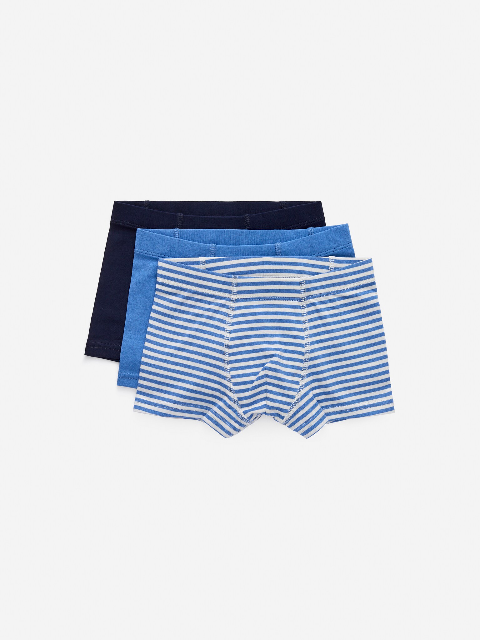 Boxers en jersey - Bleu/Blanc/Blanc cassé/Imprimé jardin/Bleu/Monstres/Vert/Bleu/Blanc/Bleu clair/Vert kaki/Bleu/Vert/Gris/Bleu foncé/Multicolore